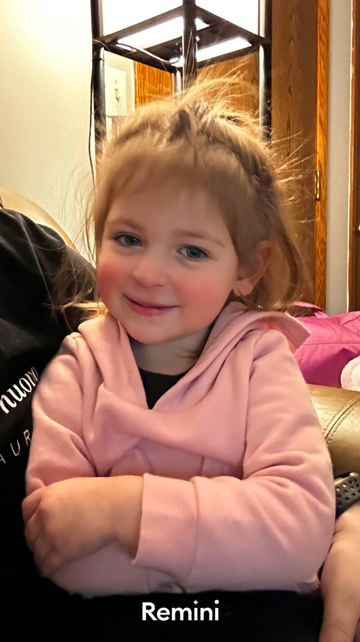 Riley Jade joined the competition — help win amazing prizes! blond, cheek, child, comfort, flooring, fun, fur, happy, iris, joy, laugh, leisure, mouth, nose, person, portrait_photography, room, sitting, sleeve, smile