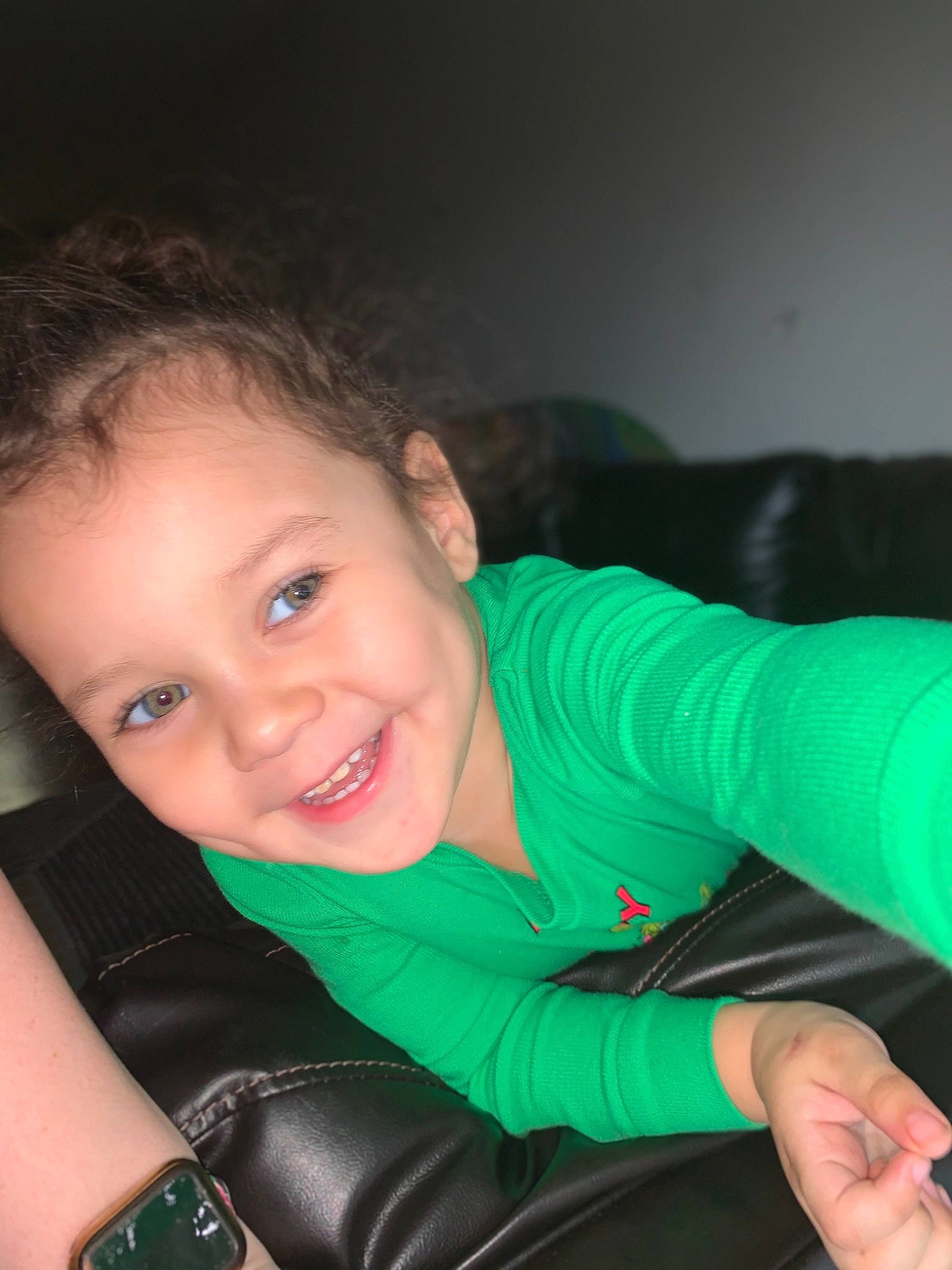 Jahsiah Lindley joined the competition — help win amazing prizes! arm, black_hair, cheek, child, cool, elbow, eye, face, facial_expression, fun, green, hand, head, joy, leg, nose, person, photography, sitting, skin