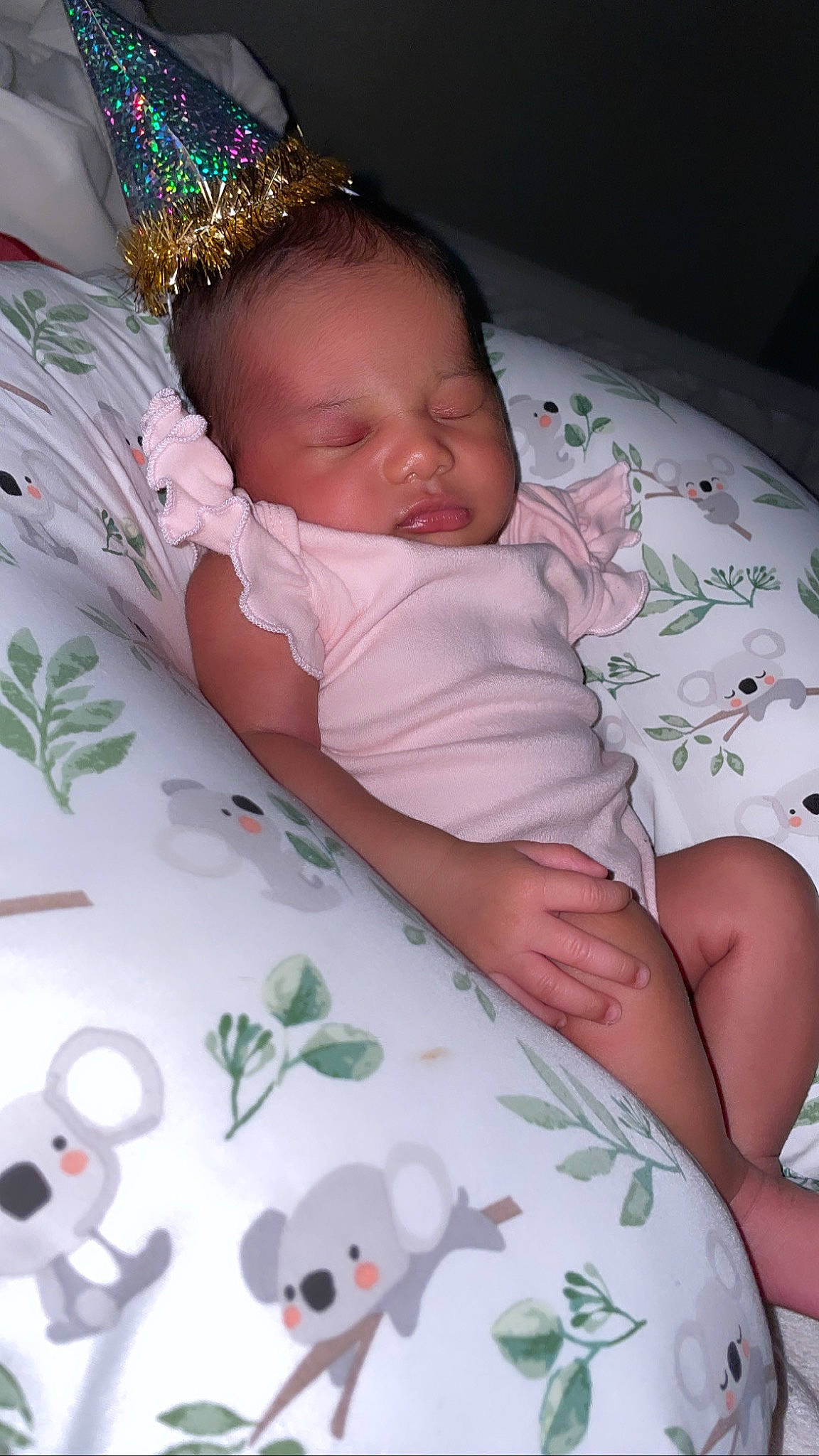 Genesis joined the competition — help win amazing prizes! baby, baby_toddler_clothing, cheek, child, comfort, facial_expression, finger, green, happy, head, iris, leaf, linens, person, photograph, pink, product, skin, textile, toddler