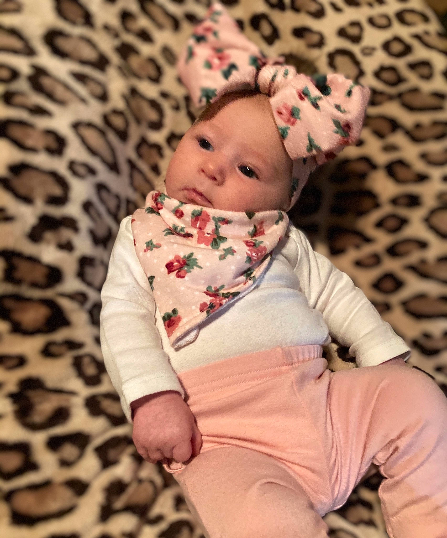 Harlee joined the competition — help win amazing prizes! arm, baby, baby_toddler_clothing, cheek, child, collar, comfort, eye, face, happy, head, headwear, human_body, lip, pattern, person, plant, skin, sleeve, textile