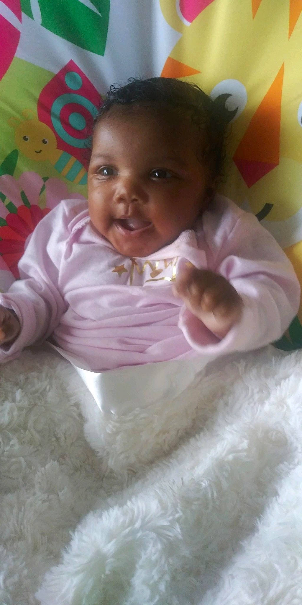 Aubri Walker is registered to the contest to win money with this photo: baby, cheek, child, eye, face, head, nose, person, pink, skin, smile, toddler