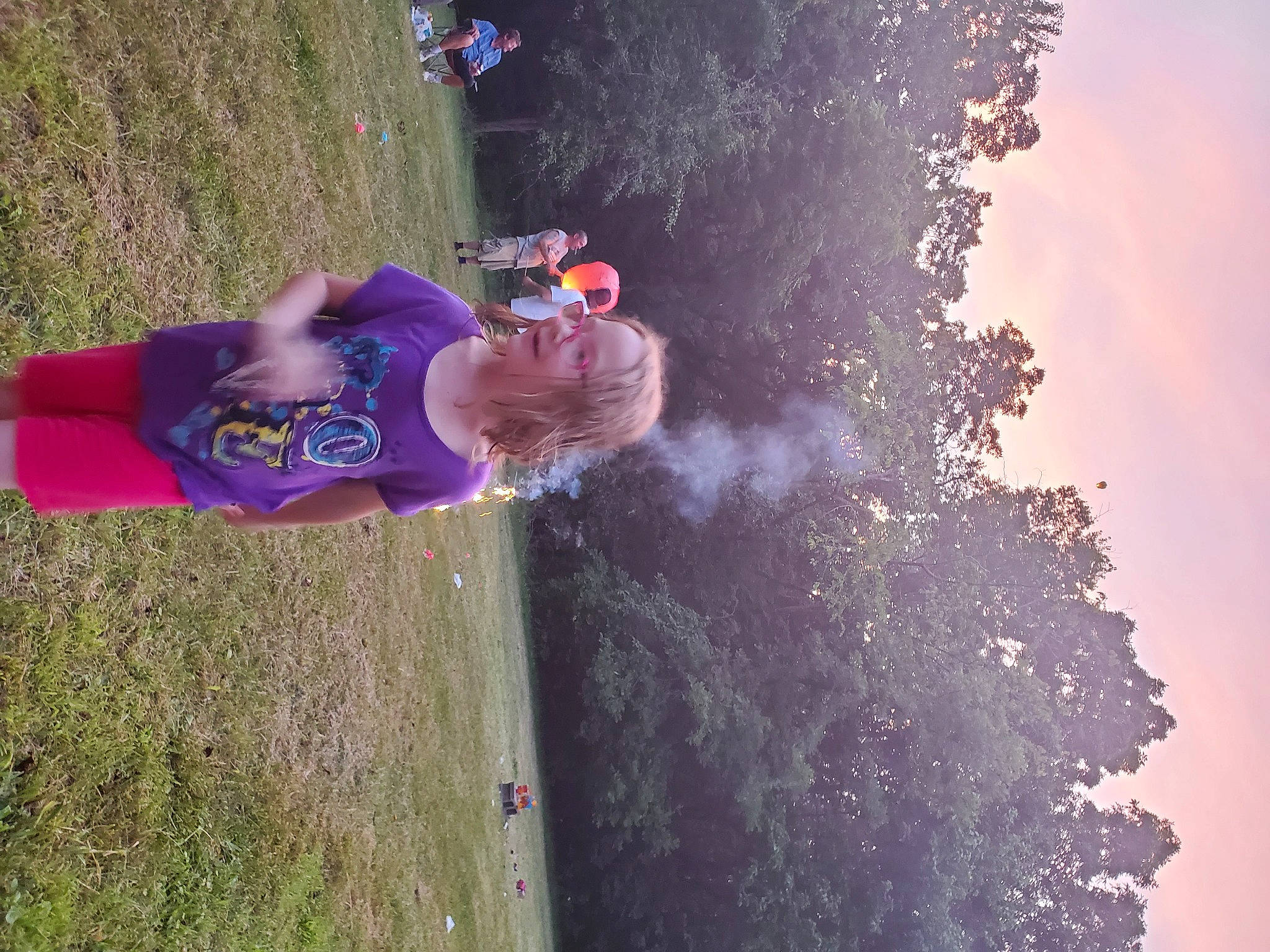 Annmarie joined the competition — help win amazing prizes! child, fun, grass, happy, landscape, leaf, leisure, magenta, people_in_nature, person, pink, plant, recreation, shadow, sky, summer, sunlight, tints_and_shades, toddler, tree