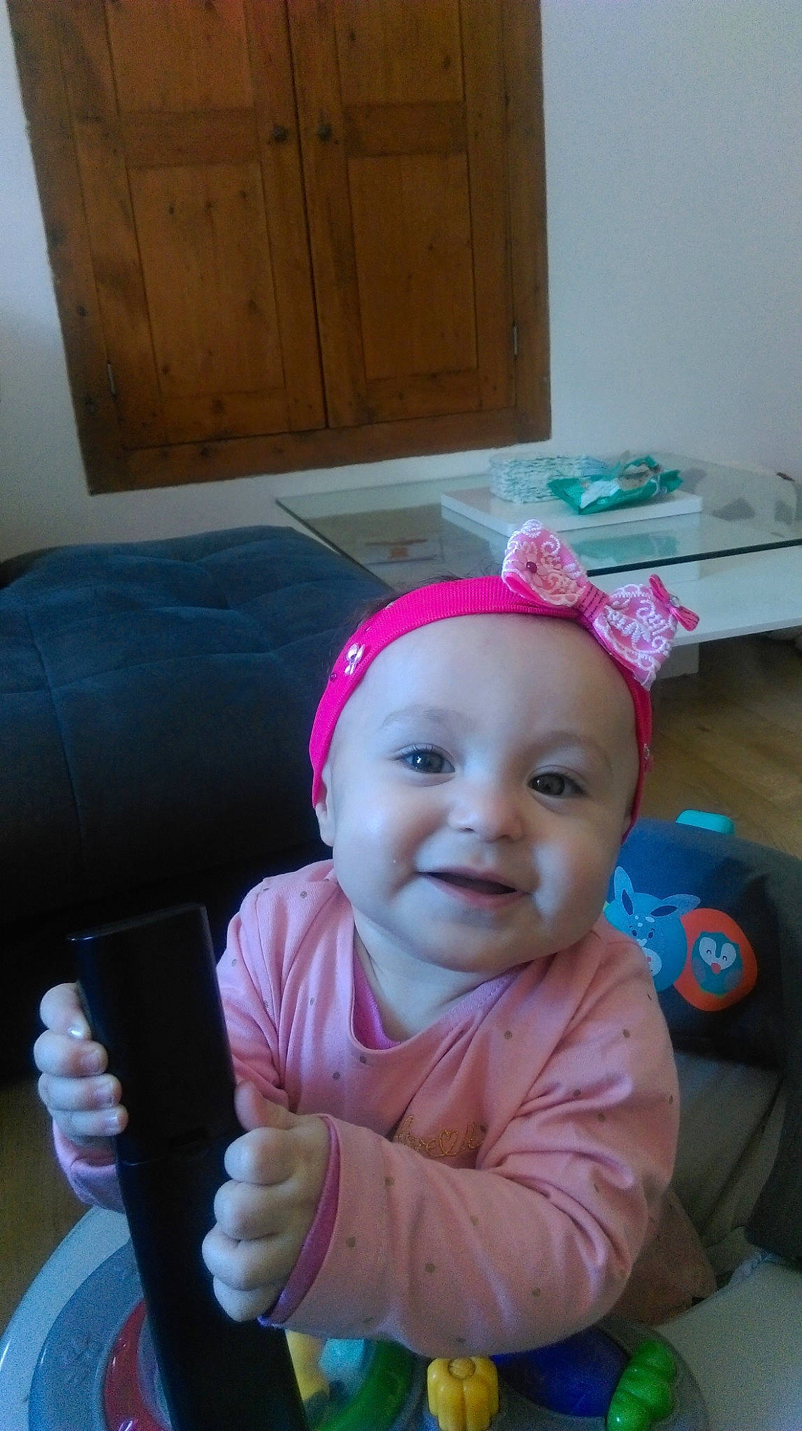 Shayma participe au concours pour gagner de l'argent avec cette photo : cap, cheek, child, cool, day, eye, face, forehead, fun, girl, hair_accessory, head, headgear, infant, person, pink, product, purple, skin, smile