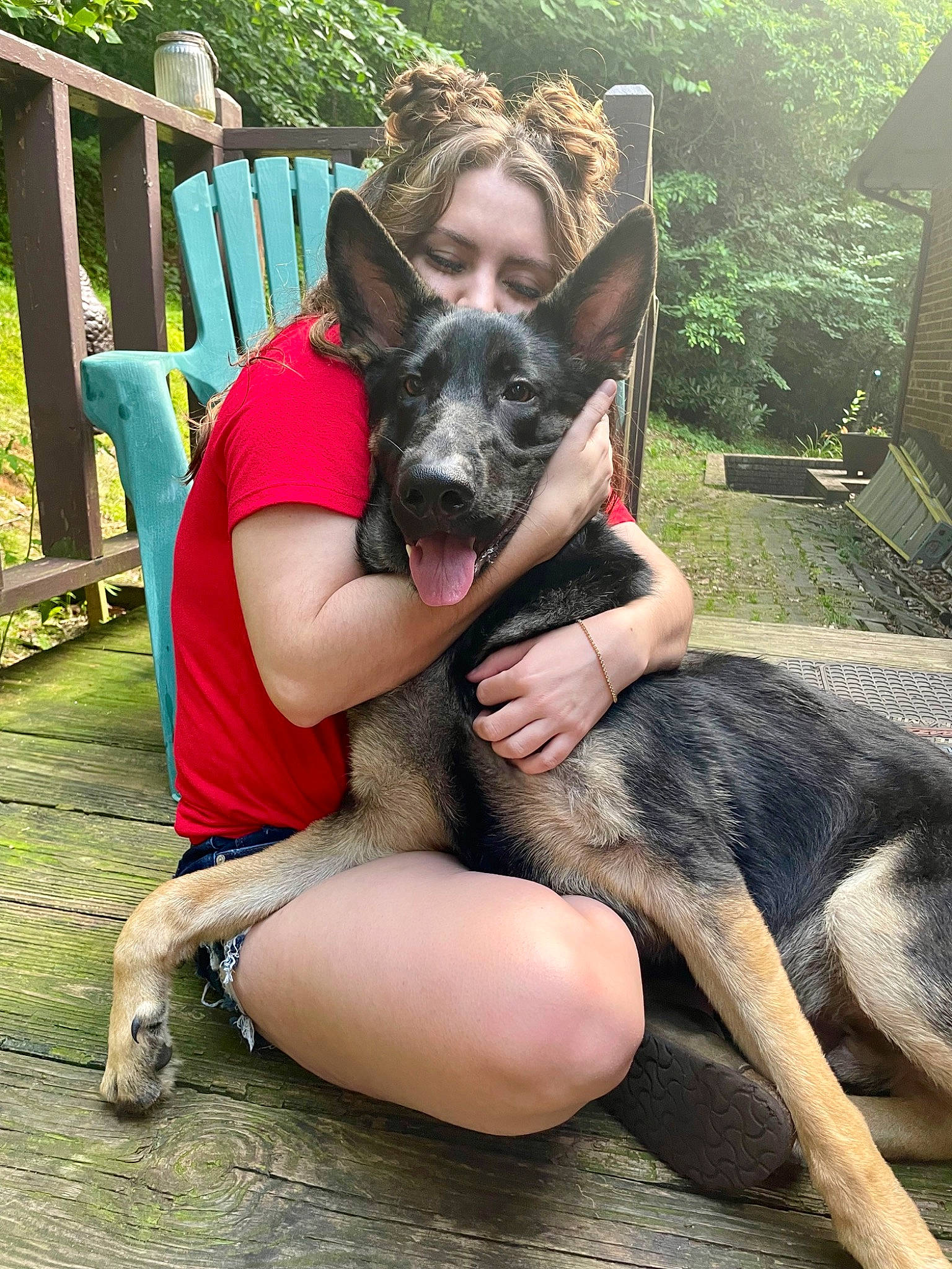 Zane joined the competition — help win amazing prizes! canidae, carnivore, companion_dog, dog, dog_breed, fawn, fun, fur, grass, happy, human_leg, leisure, mammal, plant, recreation, sitting, snout, sporting_group, thigh, working_animal