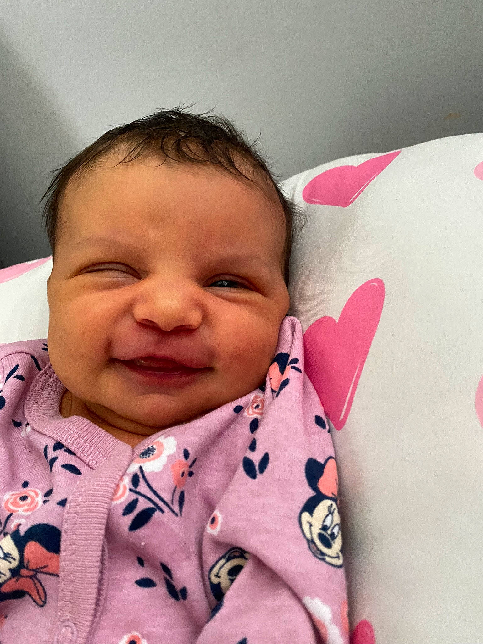 Phoenix joined the competition — help win amazing prizes! baby, baby_sleeping, baby_toddler_clothing, cheek, collar, comfort, eyebrow, eyelash, face, happy, head, lip, neck, nose, person, pink, skin, sleeve, smile, textile