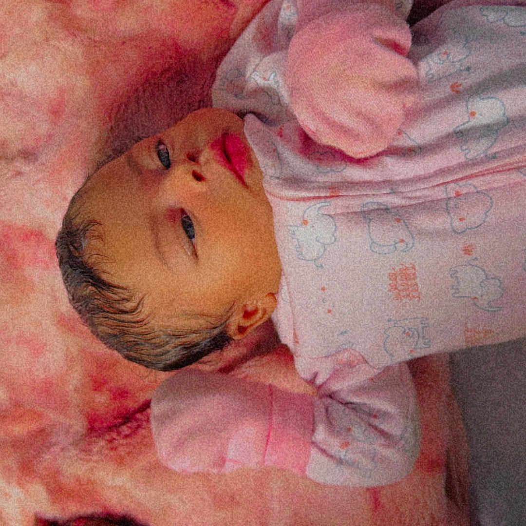 Ny'Zariaa joined the competition — help win amazing prizes! architecture, baby, bed, blanket, building, clothing, crib, face, furniture, head, homedecor, hospital, infantbed, newborn, pajamas, person, photography, portrait, sleeping, stain