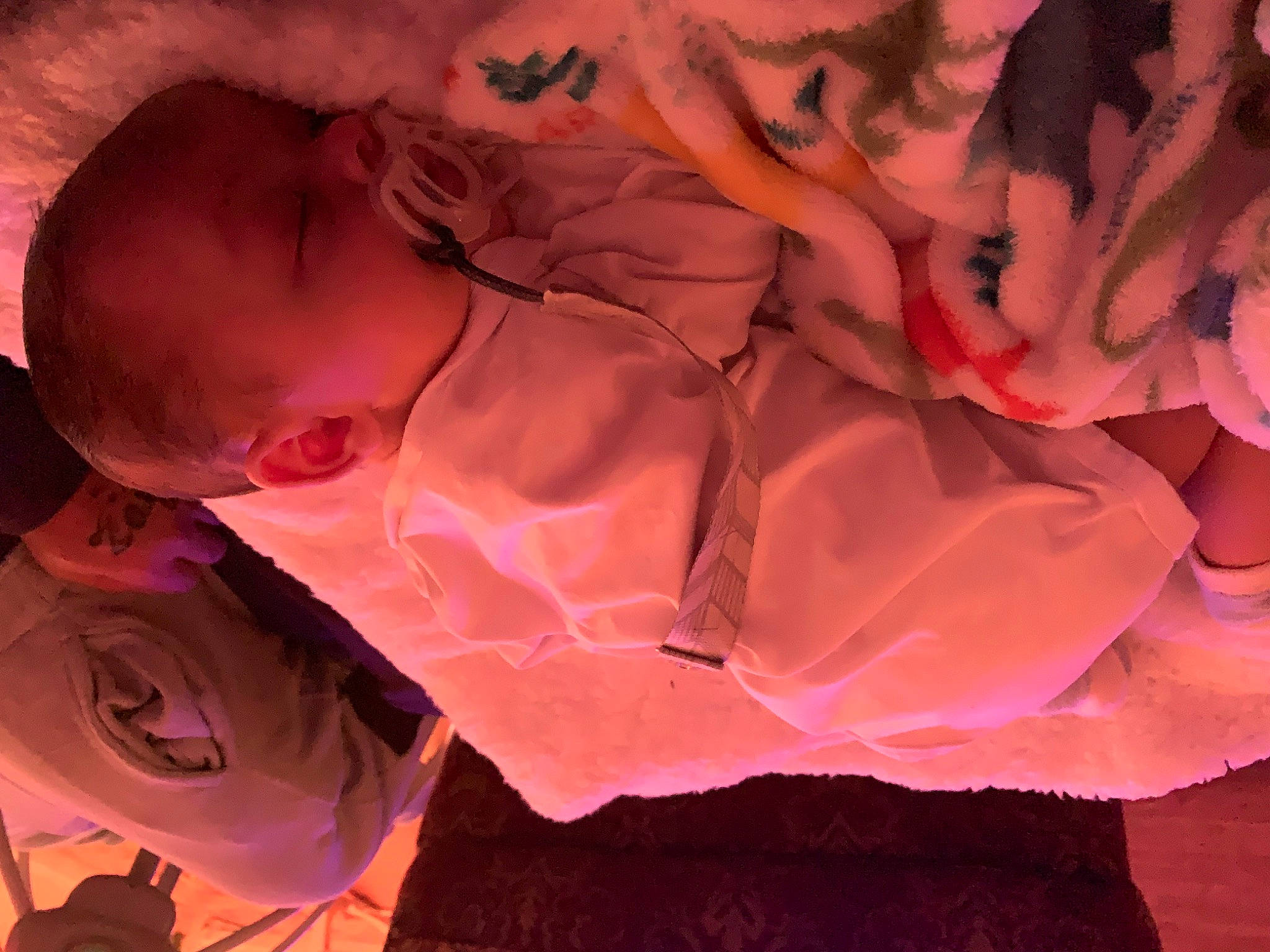 Kamari joined the competition — help win amazing prizes! baby, carmine, child, event, flesh, fun, human_body, magenta, mouth, orange, pattern, peach, person, personal_protective_equipment, petal, pink, room, toddler