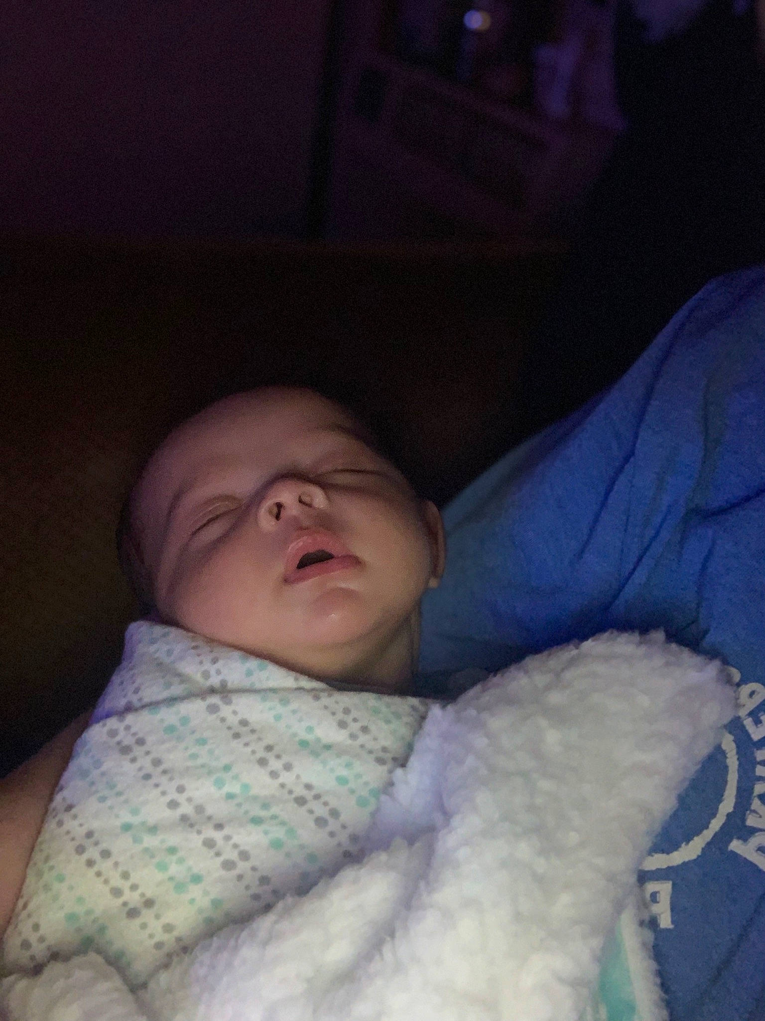 Kamari joined the competition — help win amazing prizes! baby, baby_sleeping, bedding, bedtime, blanket, cheek, child, comfort, darkness, eyebrow, fur, iris, linens, nap, nose, person, room, skin, sleep, toddler