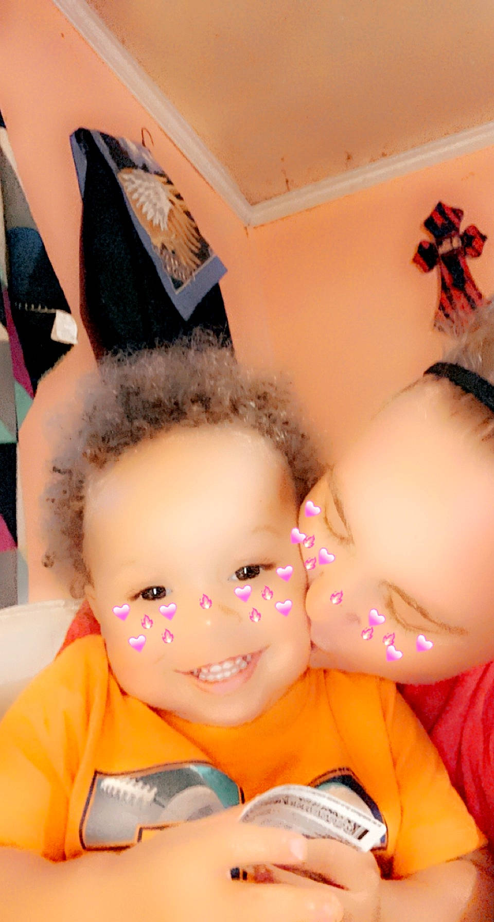 Kaiden is registered to the contest to win money with this photo: black_hair, cheek, child, doll, eyebrow, eyelash, forehead, fun, gesture, happy, iris, joy, lip, mouth, nose, peach, person, selfie, skin, smile