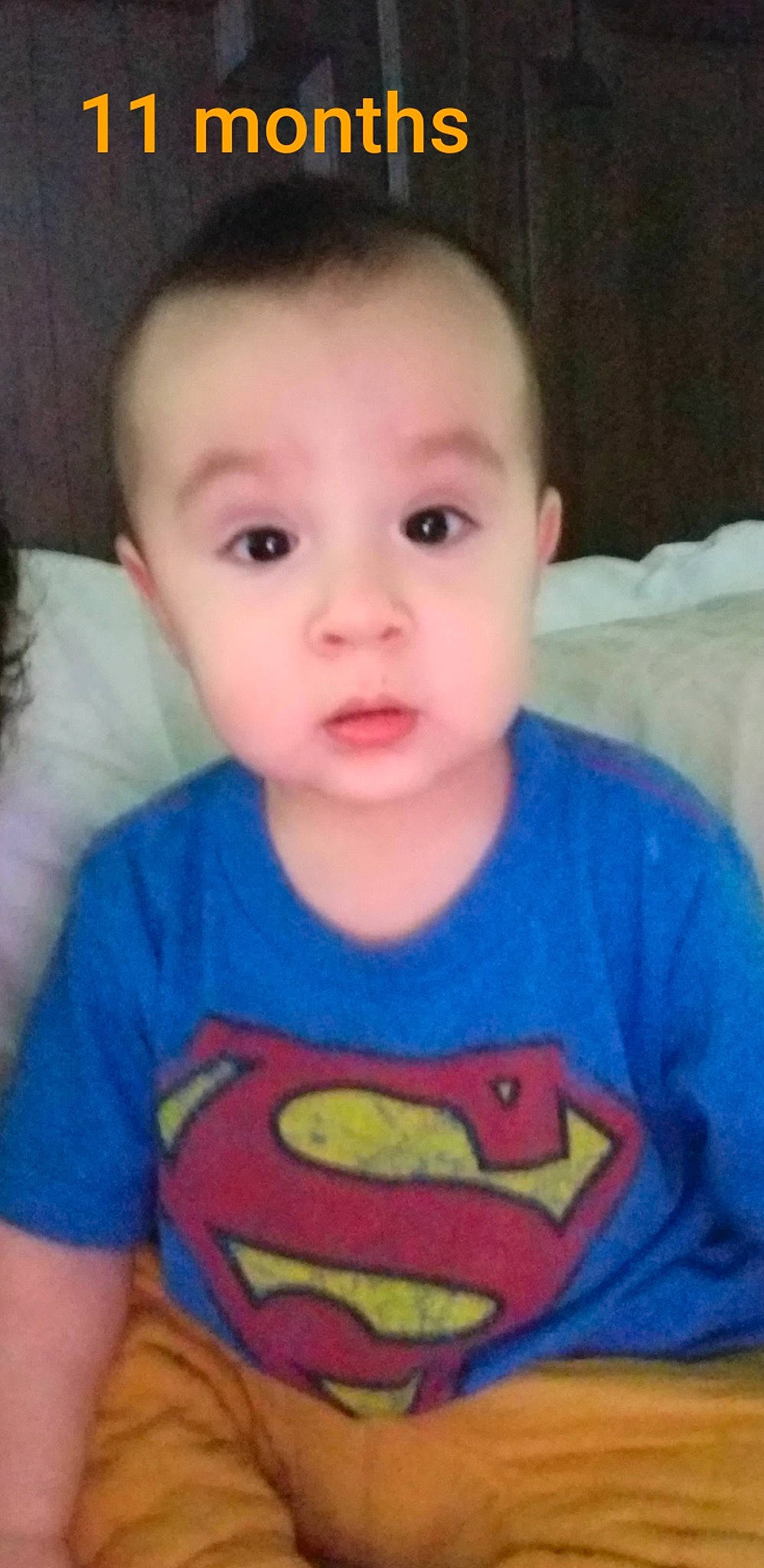 Dorian joined the competition — help win amazing prizes! baby, cheek, child, chin, cool, eye, eyebrow, face, facial_expression, forehead, hair, head, iris, lip, mouth, nose, person, skin, smile, superman