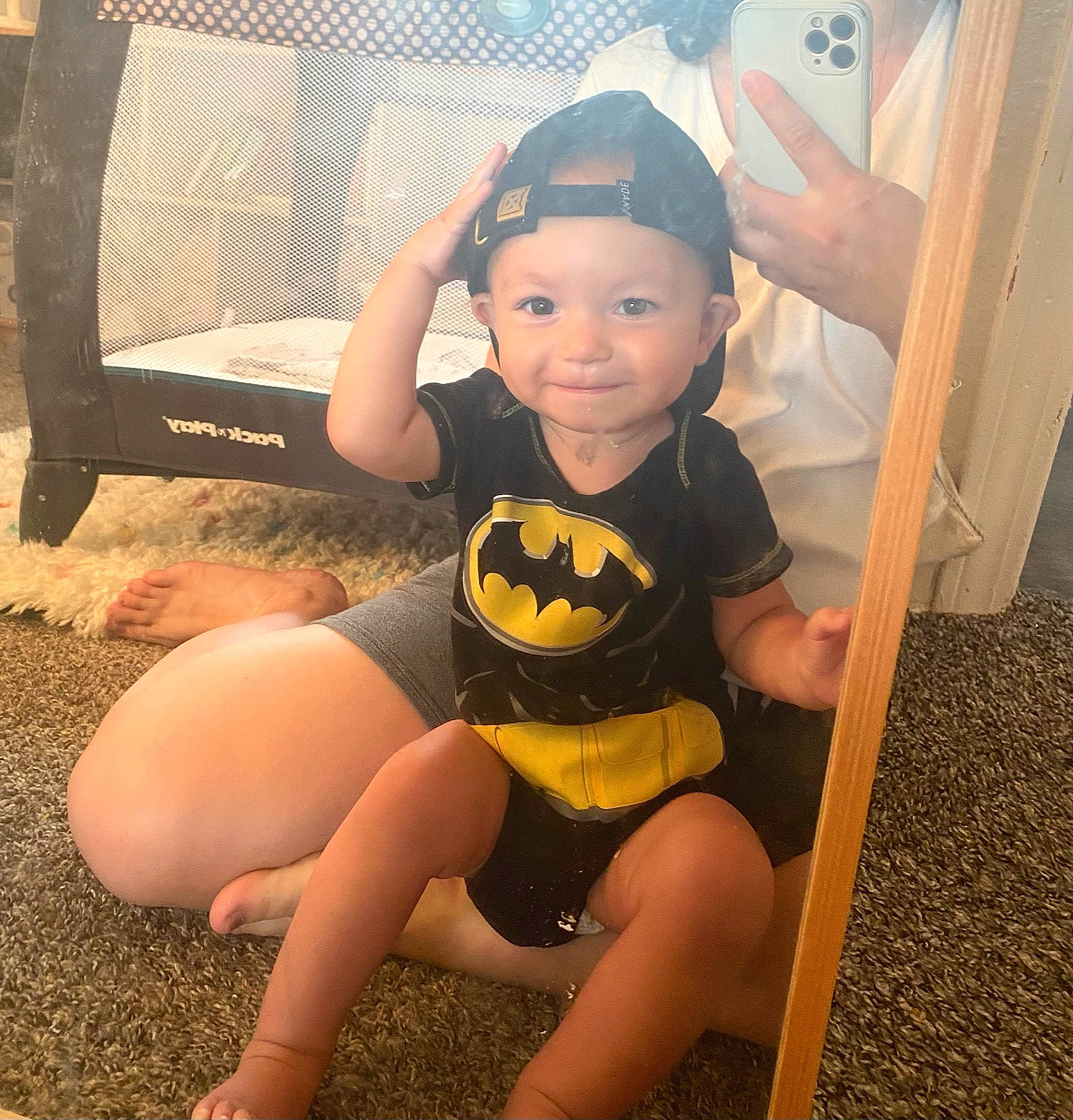 Philo joined the competition — help win amazing prizes! abdomen, barefoot, black_hair, chair, eyewear, flash_photography, fun, grass, happy, headwear, joy, knee, leg, leisure, person, shoe, sleeve, sportswear, t_shirt, thigh