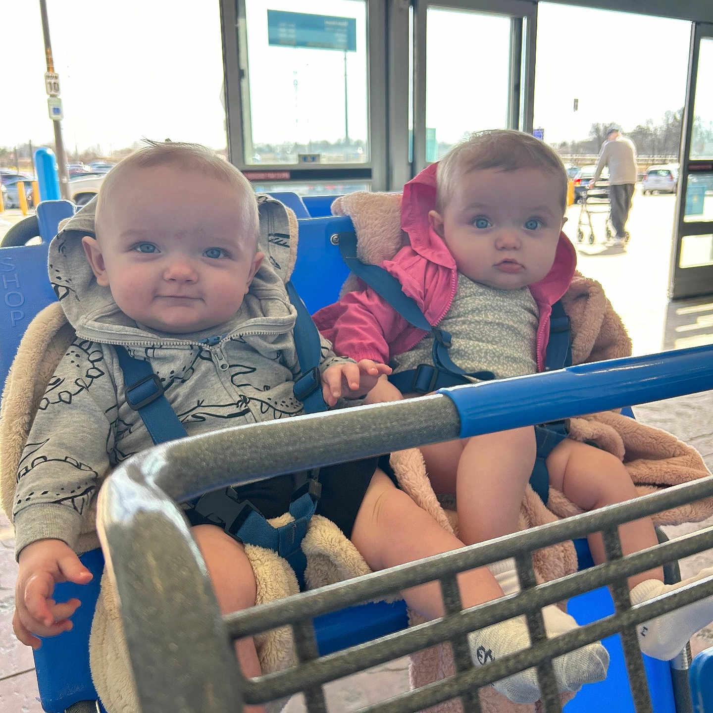 Oliver joined the competition — help win amazing prizes! baby, bicycle, car, clothing, coat, crib, face, furniture, hat, head, infantbed, outdoorplayarea, outdoors, pants, person, photography, playarea, portrait, transportation, vehicle