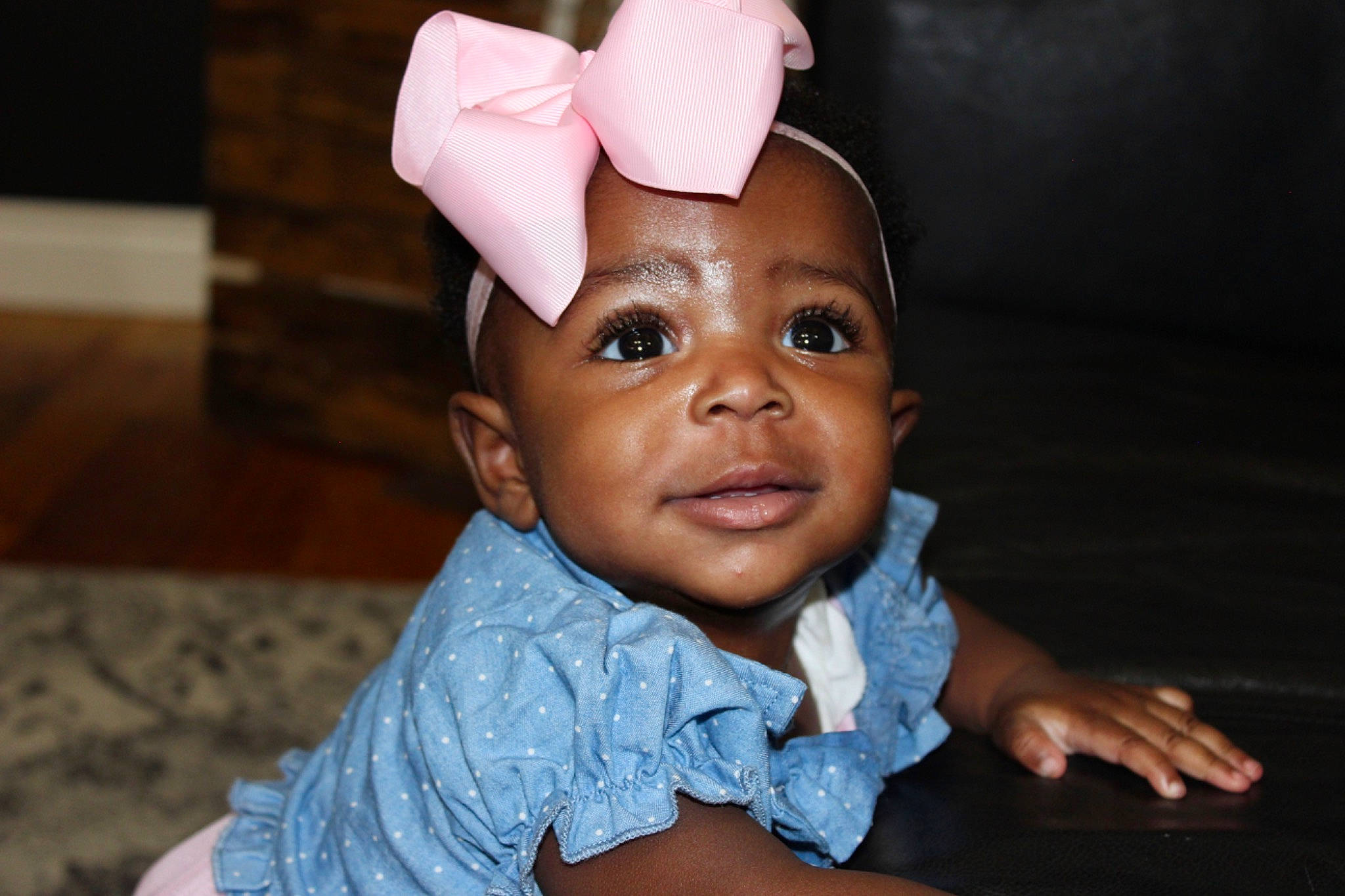 Naomi joined the competition — help win amazing prizes! art, baby, baby_toddler_clothing, black_hair, cheek, child, eye, eyelash, fashion_accessory, fun, gesture, happy, headpiece, nail, nose, person, sitting, skin, thumb, toddler