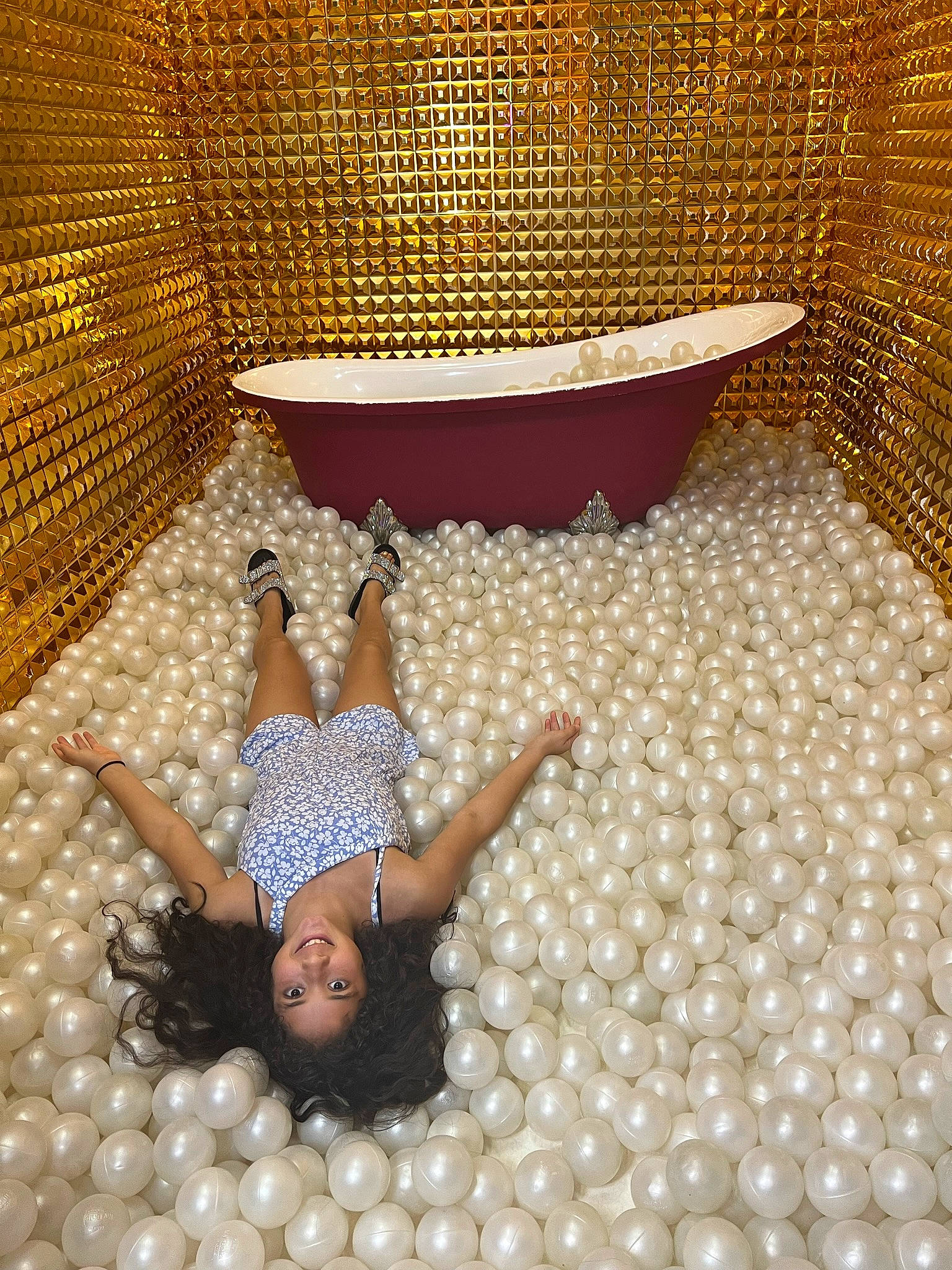 Aliya joined the competition — help win amazing prizes! beauty, circle, comfort, design, flooring, fun, joy, leisure, metal, pattern, person, product, rectangle, room, serveware, symmetry, textile, toddler