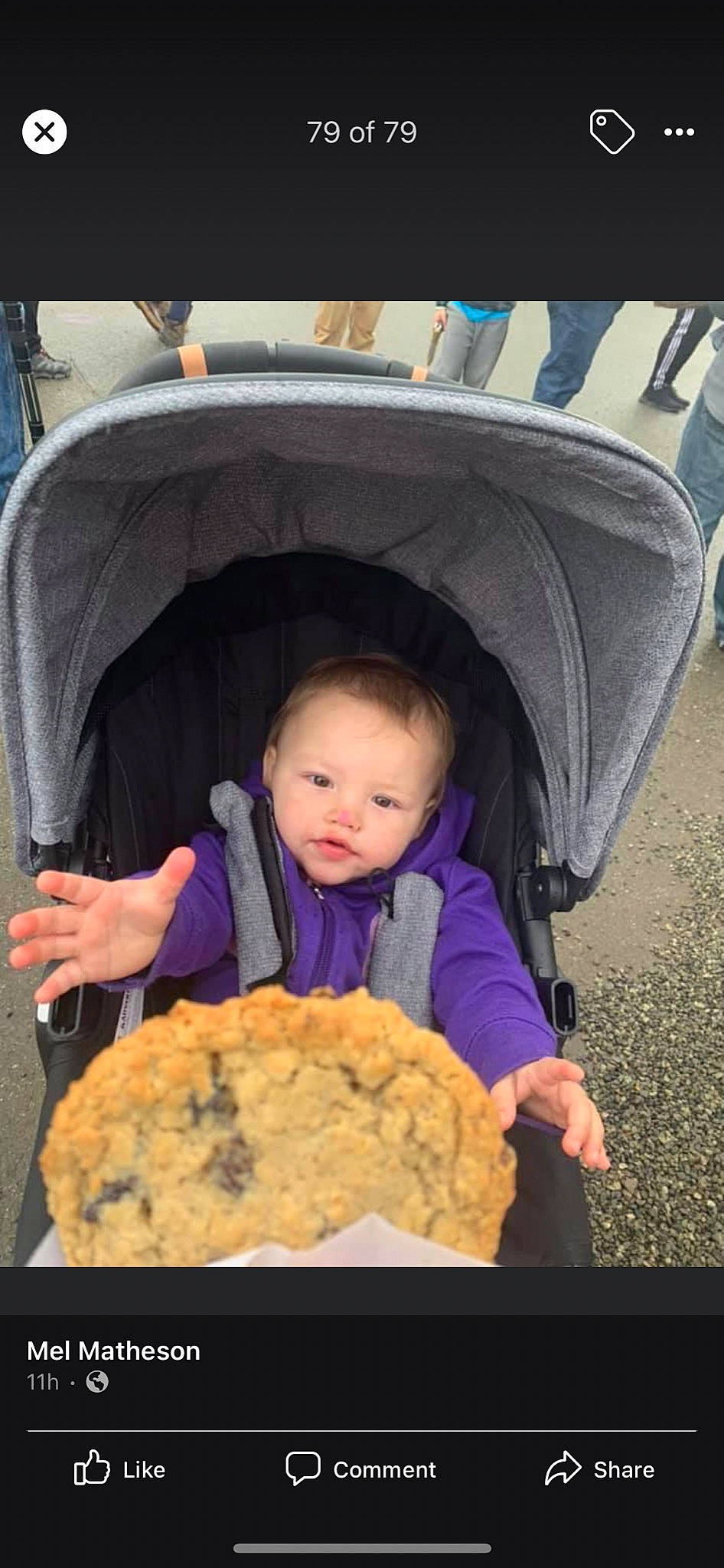 Lillianna is registered to the contest to win money with this photo: baby, chair, child, comfort_food, finger_food, fried_food, fun, hoodie, ingredient, organ, person, produce, recreation, side_dish, sitting, skin, smile, stuffed_toy, teddy_bear, toddler