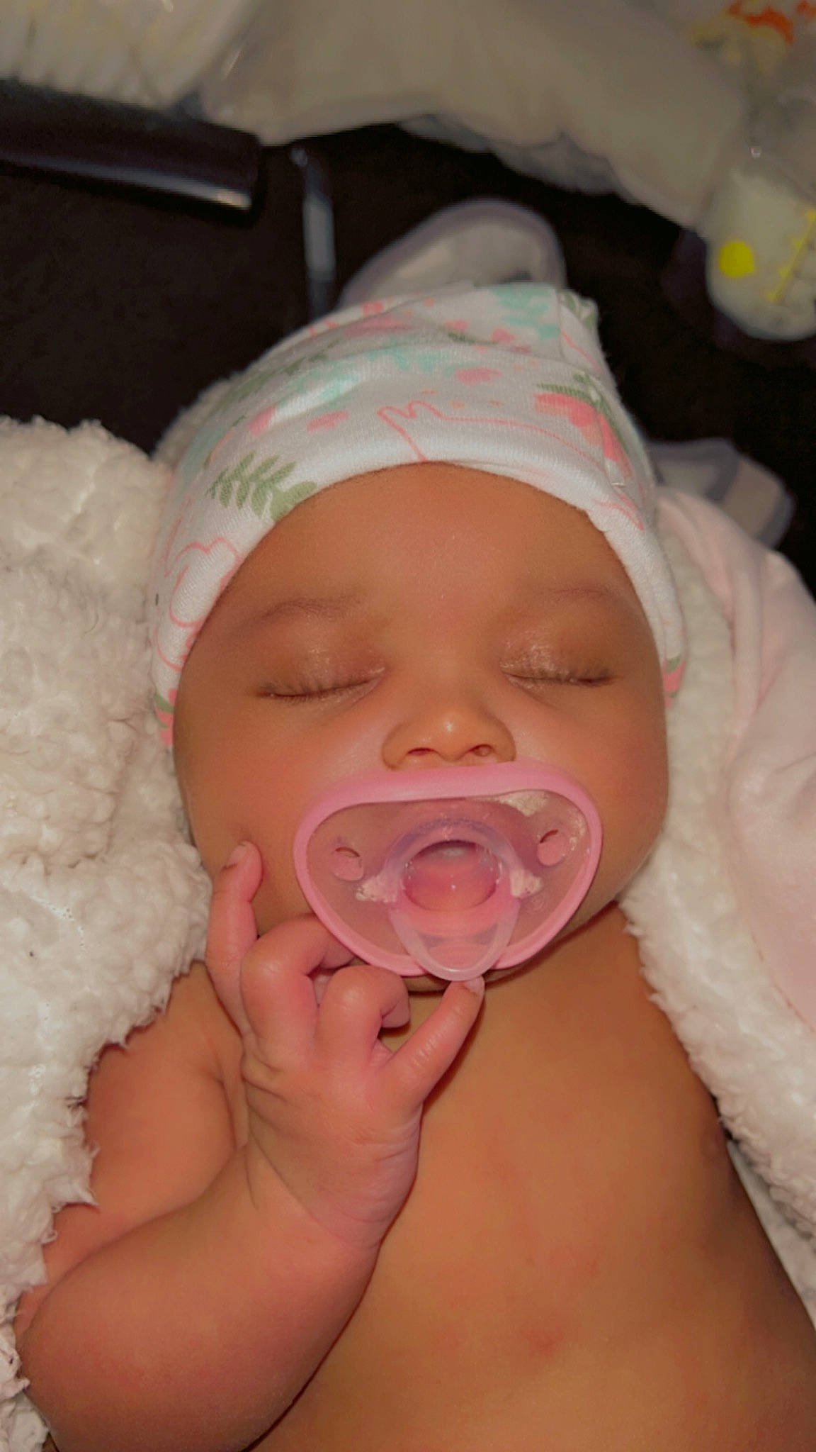 Paeten joined the competition — help win amazing prizes! baby, cheek, chin, comfort, eye, eyebrow, face, gesture, happy, head, headgear, headwear, human_body, lip, mammal, mouth, muscle, nose, person, pink