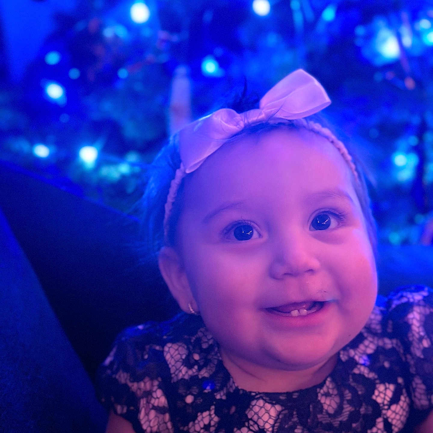 Odaline joined the competition — help win amazing prizes! accessories, baby, bodypart, clothing, couch, dress, face, furniture, happy, hat, head, light, lighting, pattern, person, photography, portrait, purple, smile, urban