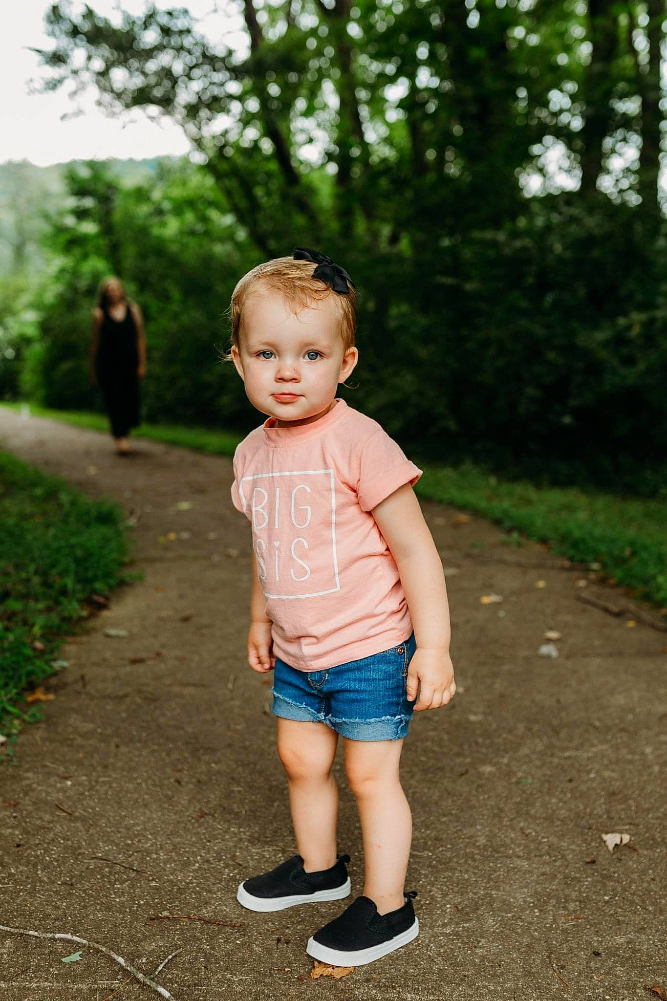 Clara joined the competition — help win amazing prizes! baby, baby_toddler_clothing, child, denim, electric_blue, gesture, grass, happy, human_leg, leaf, leg, leisure, people_in_nature, person, plant, recreation, shorts, sleeve, sunlight, toddler