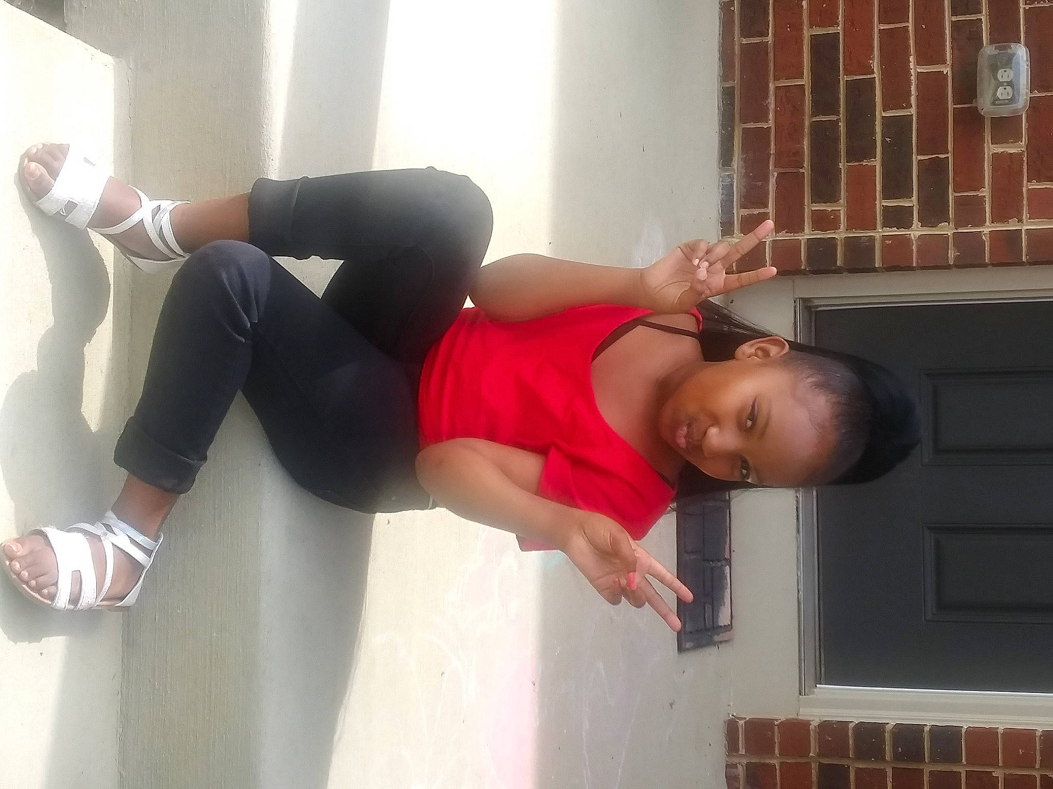 Makayla joined the competition — help win amazing prizes! abdomen, active_pants, arm, chest, exercise, hip, human_leg, joint, knee, leg, muscle, person, physical_fitness, shoulder, sportswear, stretching, thigh, trousers, trunk, yoga_pant