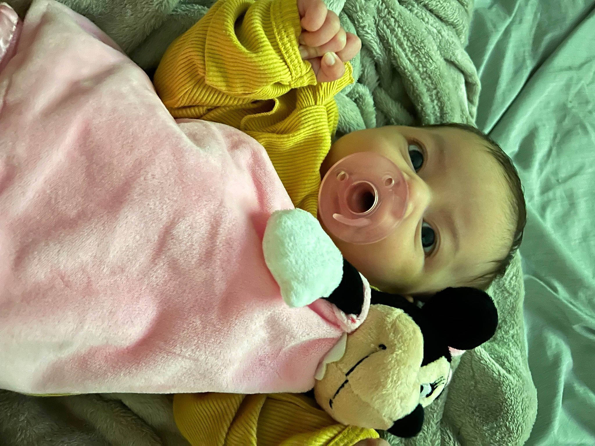 Izabella is registered to the contest to win money with this photo: baby, baby_products, baby_safety, baby_sleeping, baby_toddler_clothing, bedtime, cheek, child, comfort, finger, gesture, happy, linens, mouth, nose, person, skin, smile, textile, thumb
