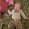 baby, child, smiling, happy, portrait, lying_down, bed, blanket, bedding, clothing, elephant, onesie, pants, socks, infant, indoors, bedroom, cozy, face, photography