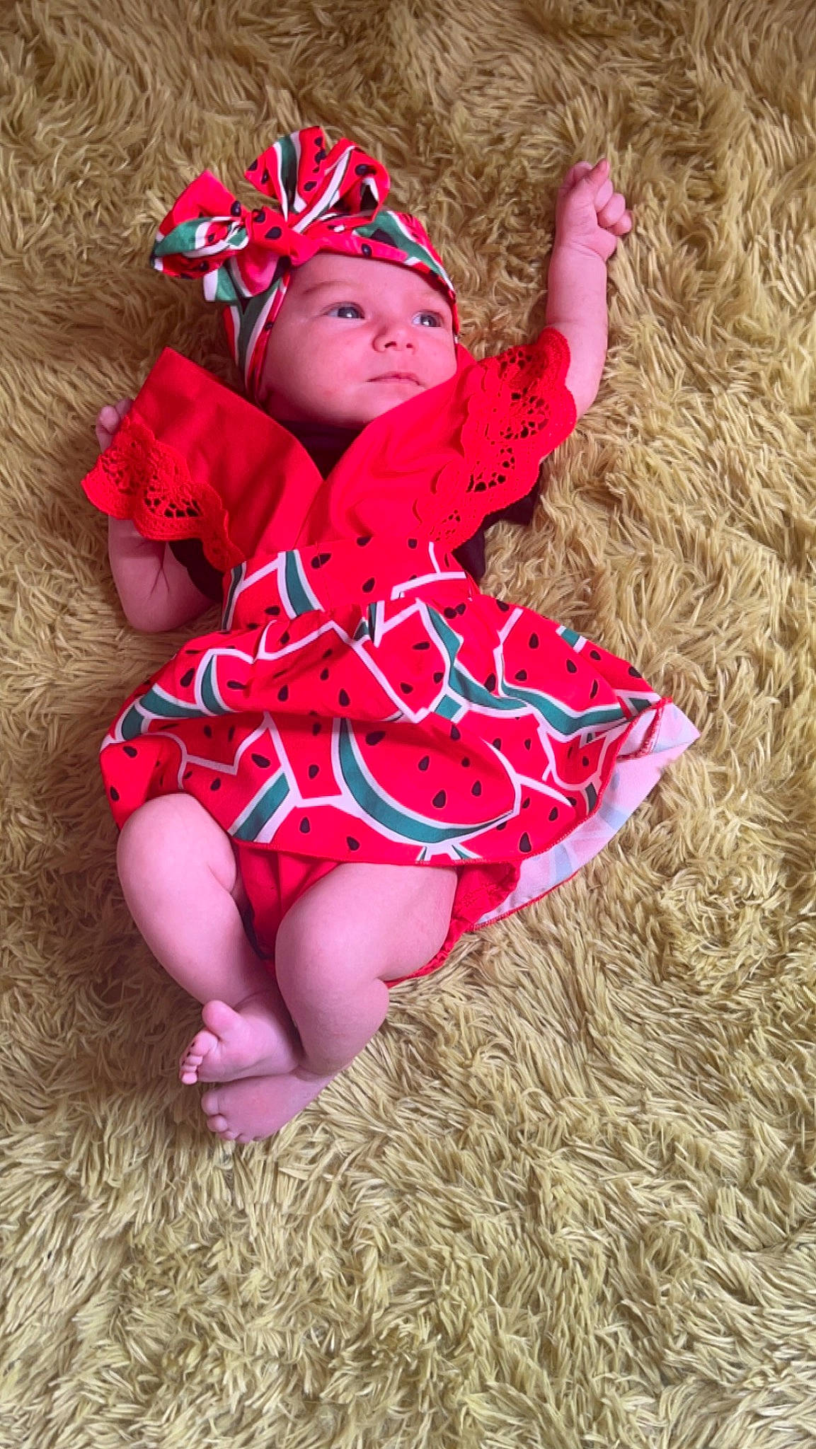 Alice joined the competition — help win amazing prizes! baby, baby_toddler_clothing, child, clothing, finger, fun, grass, hand, happy, headgear, headwear, human_leg, leg, magenta, pattern, people_in_nature, person, pink, sitting, skin