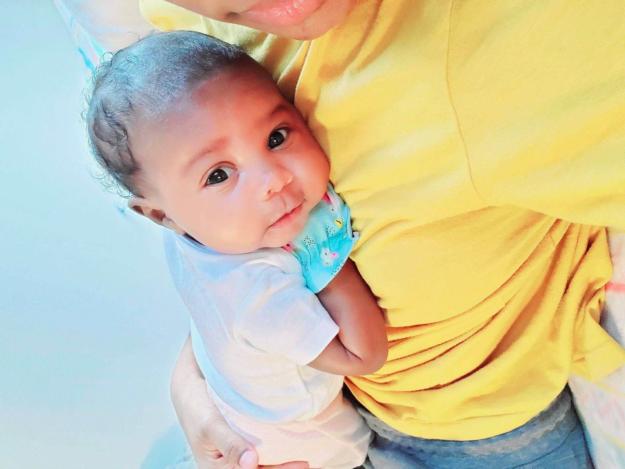 Amina joined the competition — help win amazing prizes! abdomen, baby, baby_toddler_clothing, child, elbow, eye, fun, gesture, grass, happy, iris, love, nose, people_in_nature, person, portrait_photography, sitting, skin, sleeve, t_shirt