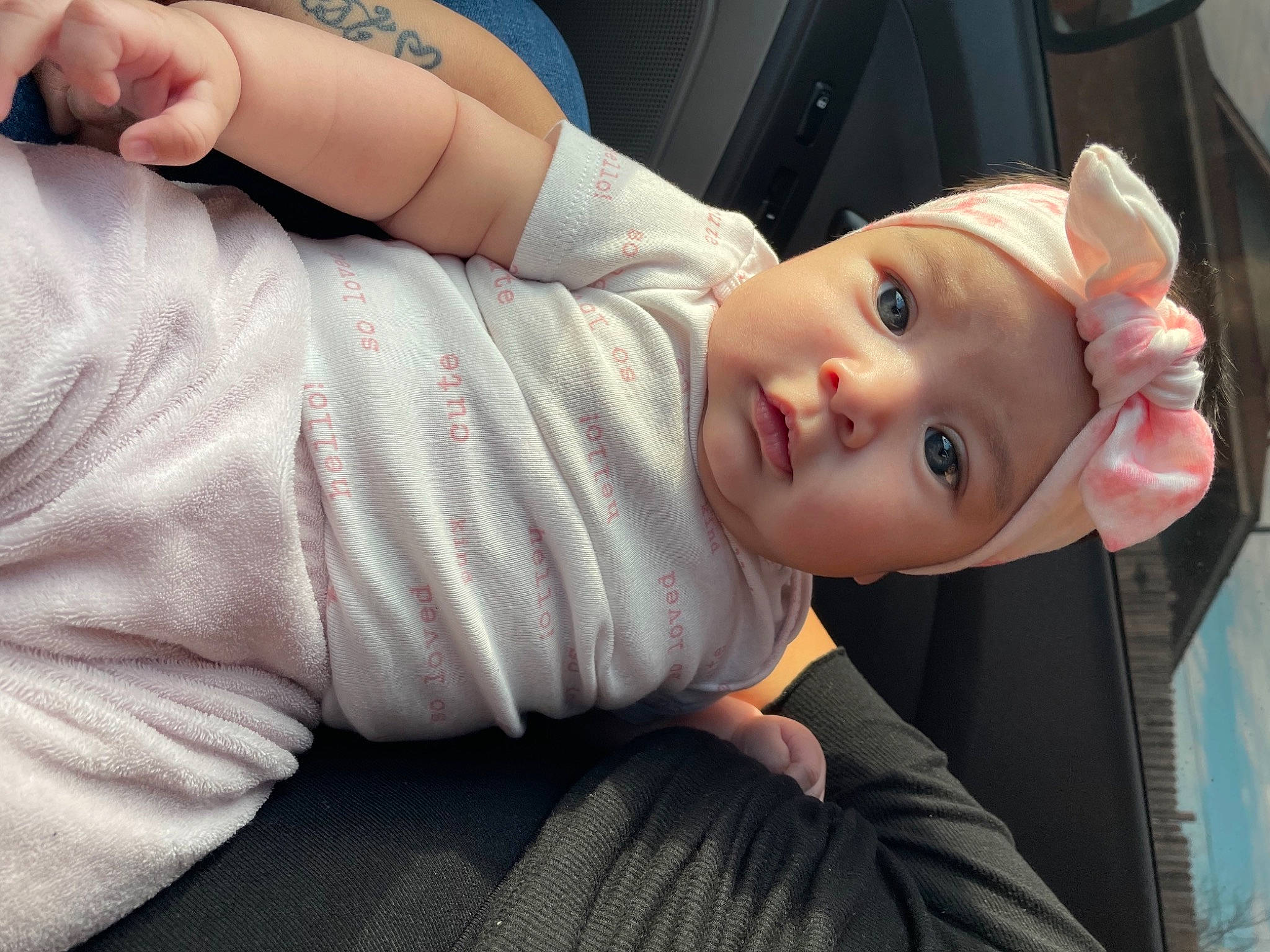 Brynn joined the competition — help win amazing prizes! baby, cheek, comfort, doll, eyelash, finger, flash_photography, gesture, happy, hat, headwear, lip, nail, nose, person, skin, sleeve, thumb, toddler, window