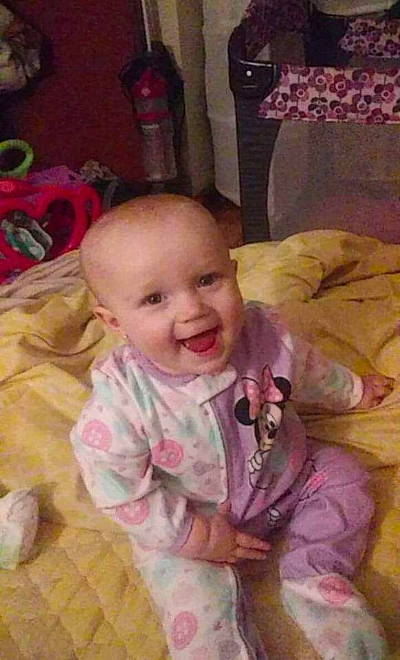 Maddilynn joined the competition — help win amazing prizes! cheek, child, ear, eye, face, girl, head, human_hair_color, infant, iris, joy, mouth, nose, person, pink, product, skin, smile, toddler