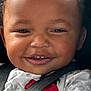 baby, black, car_seat, child, closeup, clothing, cute, eyes, face, happy, person, portrait, red, seatbelt, skin, smile, teeth, toddler, white, young