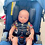 Zayne is registered to the contest to win money with this photo: action_figure, auto_part, automotive_design, baby_carriage, baby_products, car_seat, car_seat_cover, carmine, child, comfort, doll, electric_blue, human_body, lap, motor_vehicle, plastic, product, sitting, stuffed_toy, toy