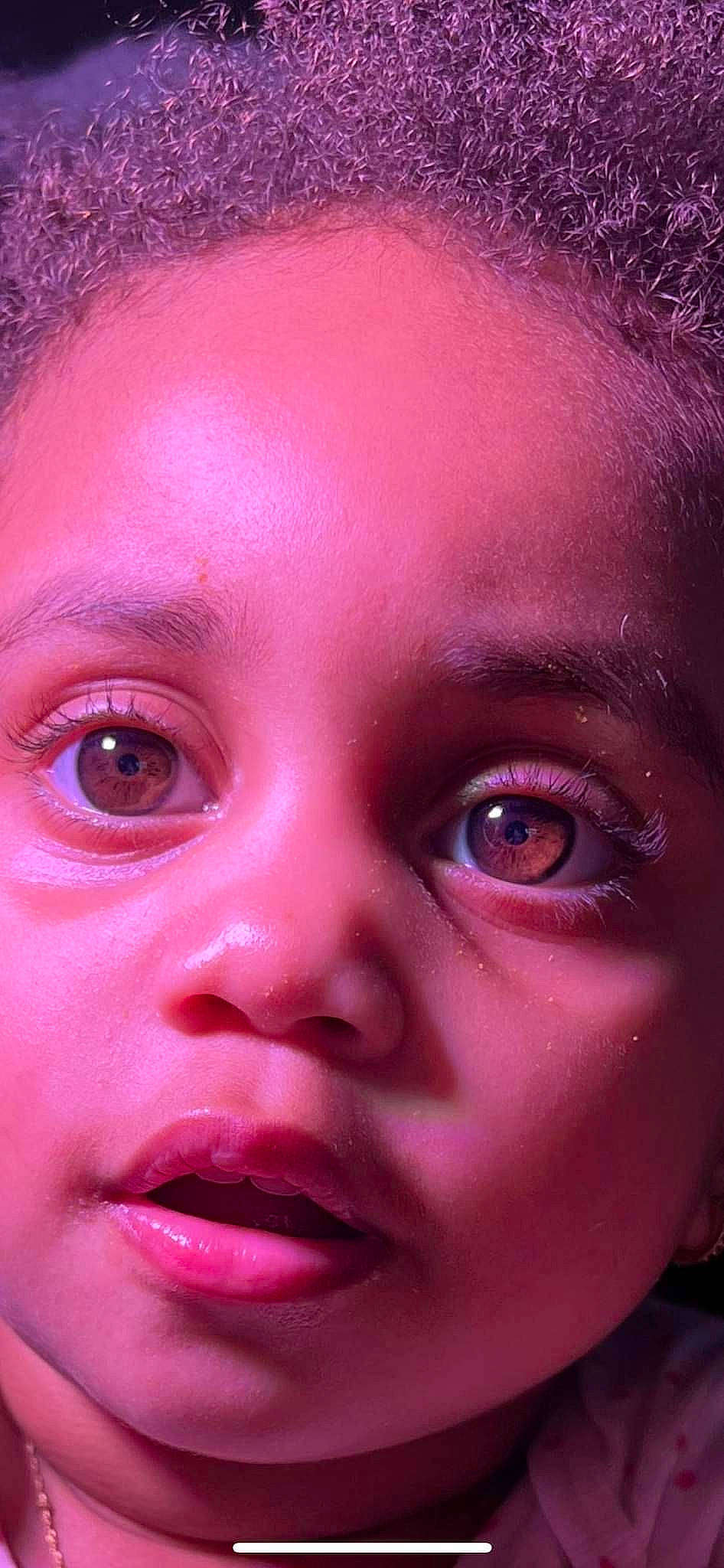 Chassity joined the competition — help win amazing prizes! cheek, chin, ear, eyebrow, eyelash, facial_expression, flash_photography, forehead, hairstyle, head, human, iris, jaw, lip, mouth, neck, nose, person, pink, purple