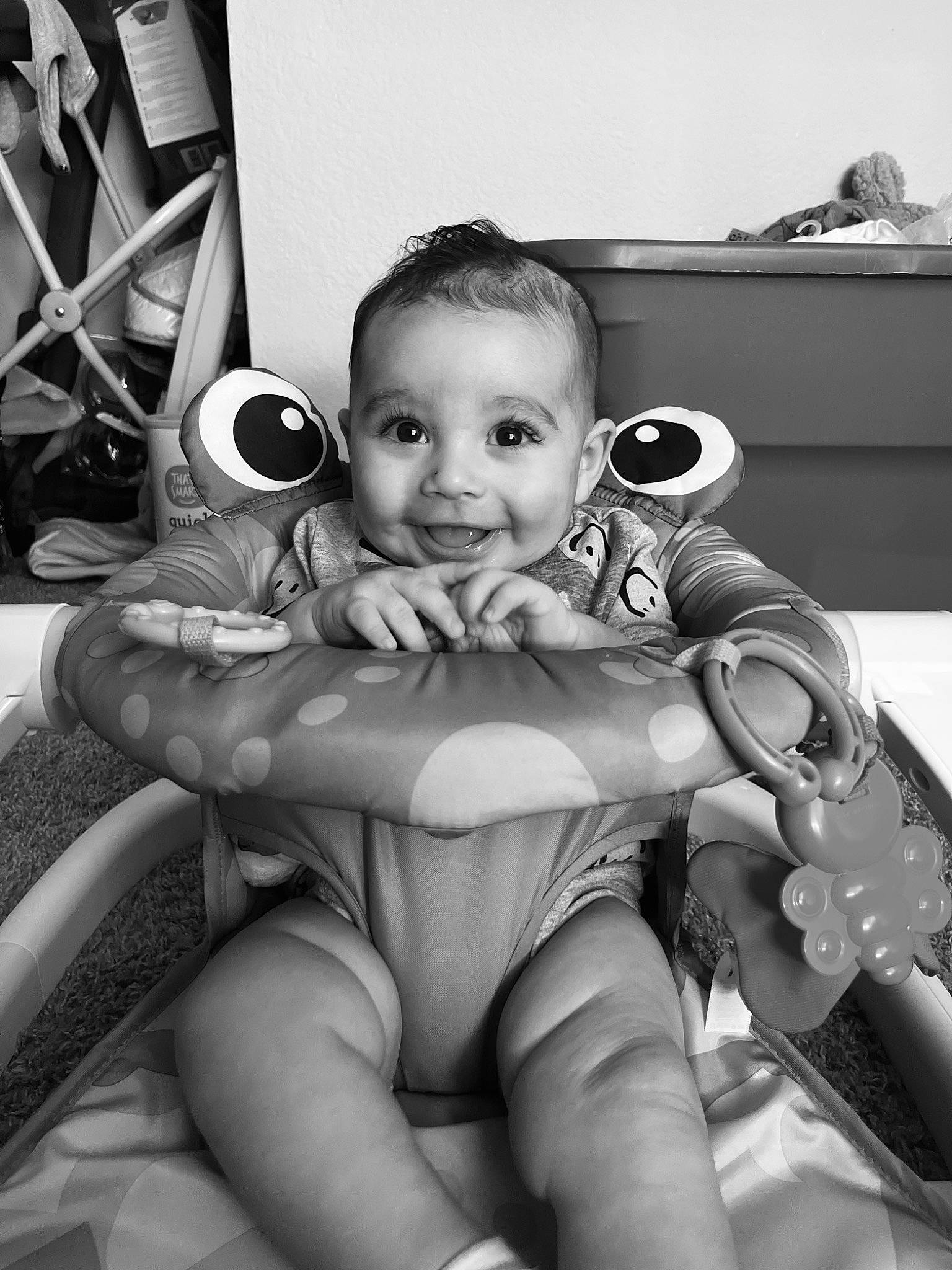 Kyson joined the competition — help win amazing prizes! automotive_design, baby, black_and_white, chest, child, comfort, flash_photography, fun, hairstyle, happy, human, joy, monochrome, monochrome_photography, motor_vehicle, muscle, person, style, thigh, thumb