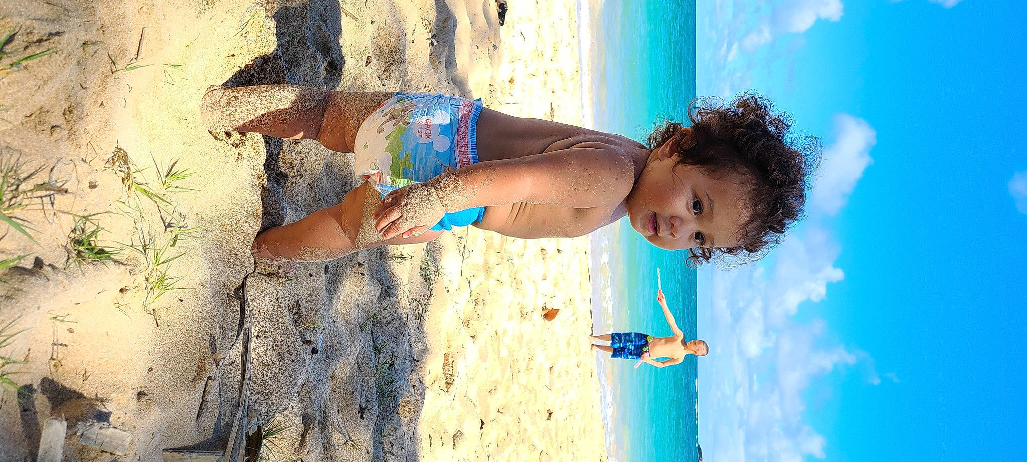 Ocean joined the competition — help win amazing prizes! adaptation, blue, child, fun, happy, leisure, person, play, smile, turquoise, vacation, water