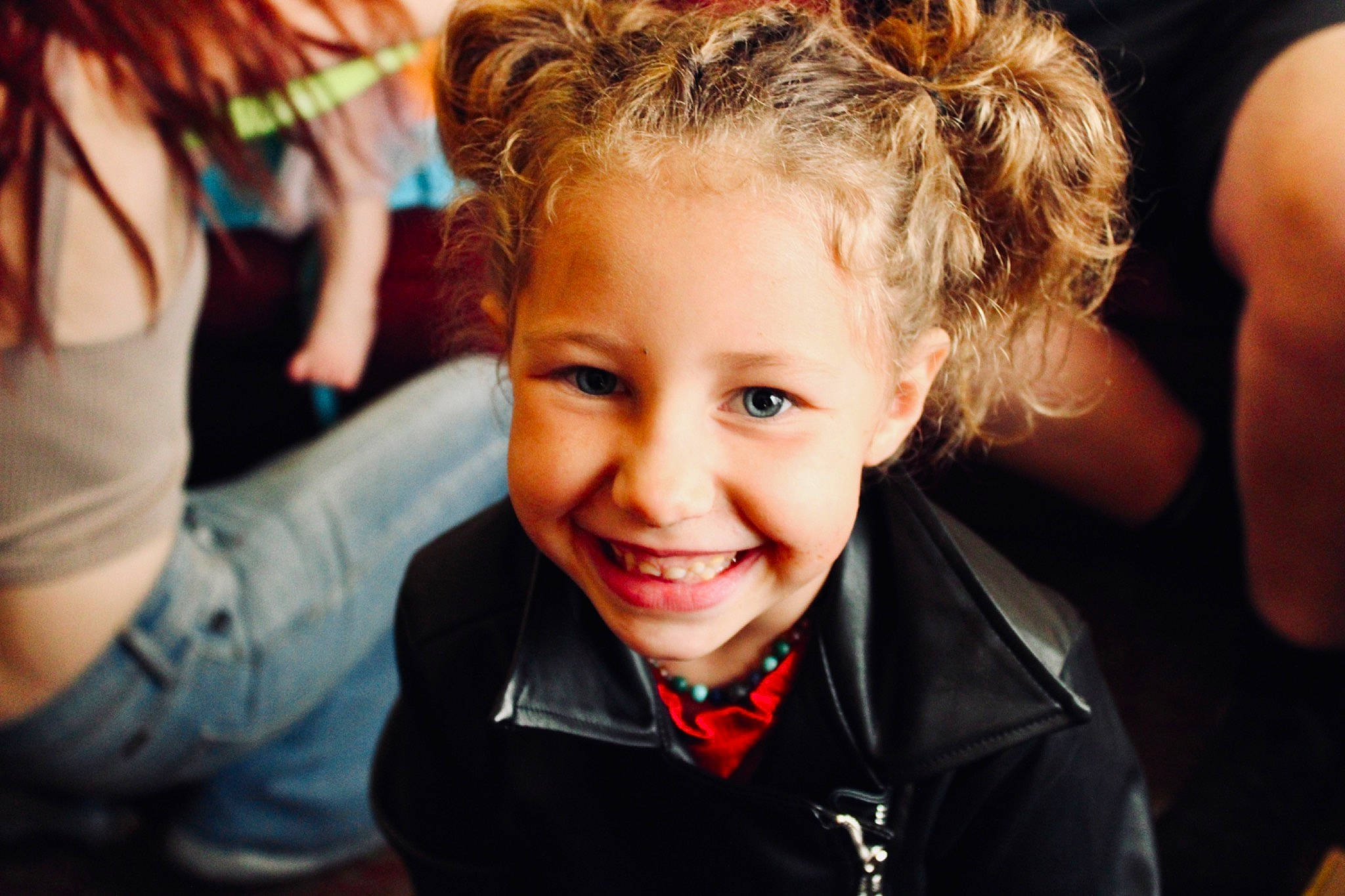 Amari is registered to the contest to win money with this photo: blond, cheek, child, ear, event, flash_photography, fun, happy, iris, joy, laugh, leisure, party, person, portrait_photography, recreation, smile, t_shirt, toddler, vacation