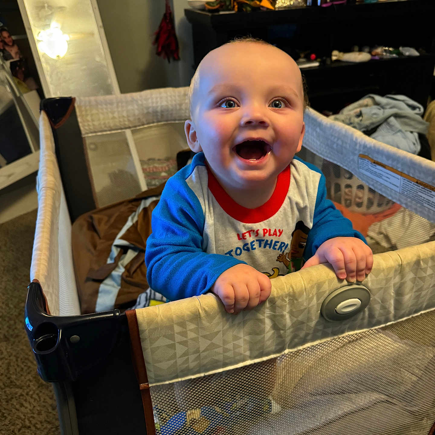 Tayden is registered to the contest to win money with this photo: accessories, baby, bag, bed, bodypart, couch, cradle, crib, face, finger, furniture, hand, handbag, head, indoors, infantbed, person, photography, portrait, shelf