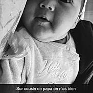 Camélia a rejoint le concours — aidez-le/la à gagner de superbes lots ! baby, black_and_white, cheek, child, eye, face, facial_expression, lip, monochrome, monochrome_photography, mouth, nose, photo_caption, photograph, photography, portrait, skin, smile, snapshot, toddler