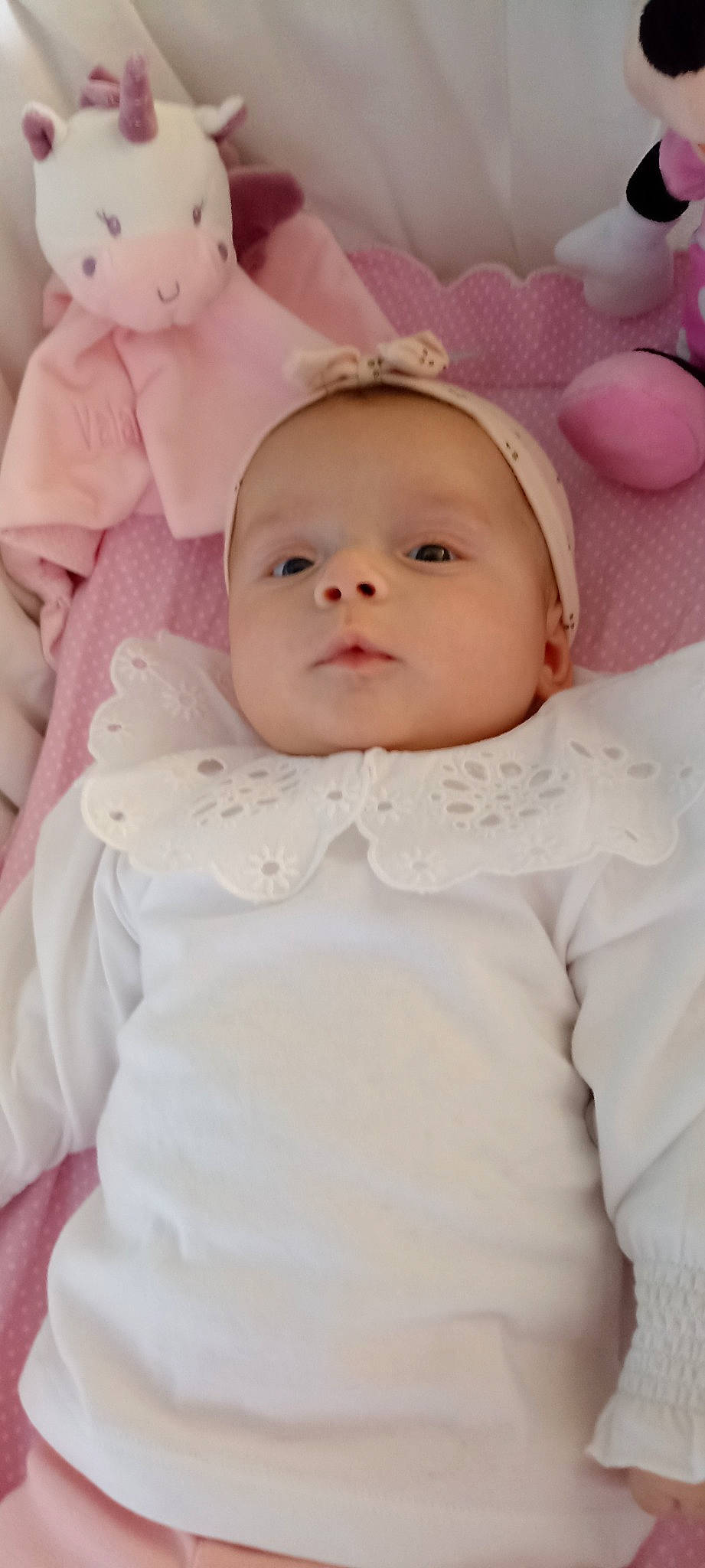 Valentina a rejoint le concours — aidez-le/la à gagner de superbes lots ! baby, baby_toddler_clothing, cheek, child, chin, collar, comfort, eye, eyebrow, happy, head, iris, linens, lip, person, pink, skin, sleeve, smile, toddler