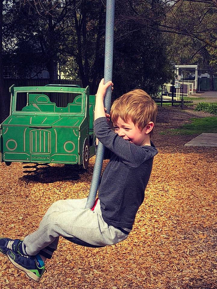 Lucas joined the competition — help win amazing prizes! car, child, family_car, green, person, plant, play, playground, public_space, recreation, toddler, tree, truck, vacation, vehicle, woody_plant