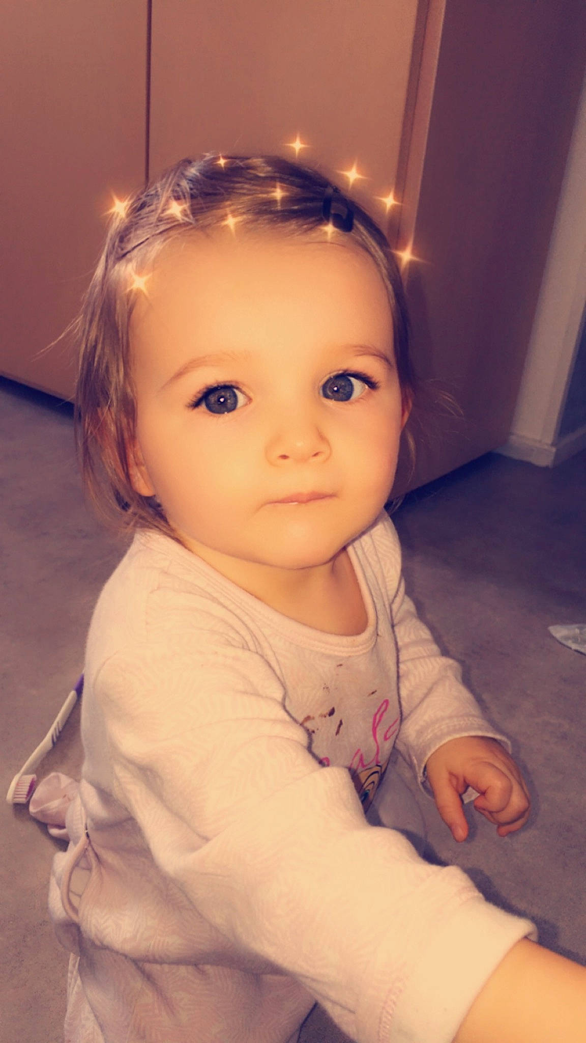 Maëlys participe au concours pour gagner de l'argent avec cette photo : baby, beauty, cheek, child, chin, ear, eye, eyebrow, face, forehead, head, iris, lip, nose, person, skin, smile, toddler