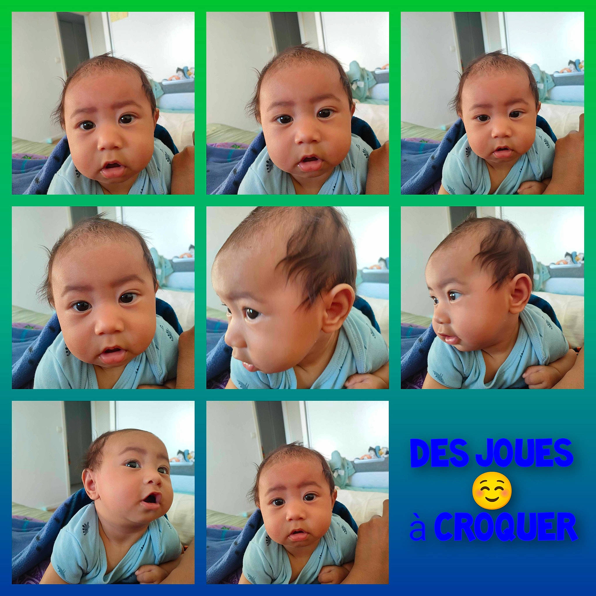 Tevaihau participe au concours pour gagner de l'argent avec cette photo : blue, cheek, chin, eye, eyebrow, face, facial_expression, hairstyle, happy, head, human, neck, nose, organ, outerwear, person, photograph, product, shirt, skin