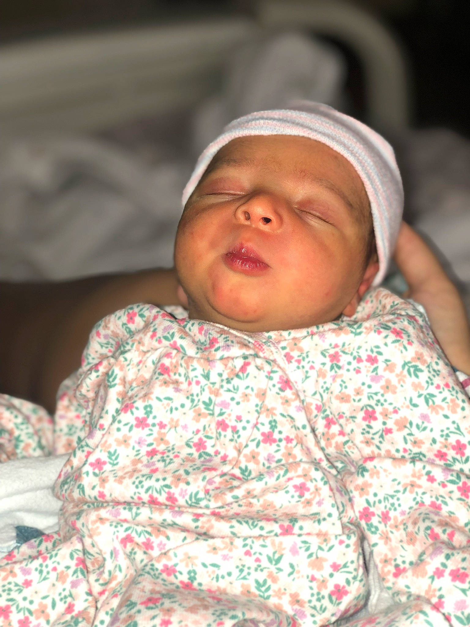 Aubreigh joined the competition — help win amazing prizes! baby, birth, cheek, child, headwear, person, skin, smile, toddler