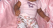 Sernity joined the competition — help win amazing prizes! baby, child, infant, pink, blanket, headband, floral, clothing, cute, portrait, sitting, soft, comfortable, indoors, person, toddler, happy, young, fashion, apparel