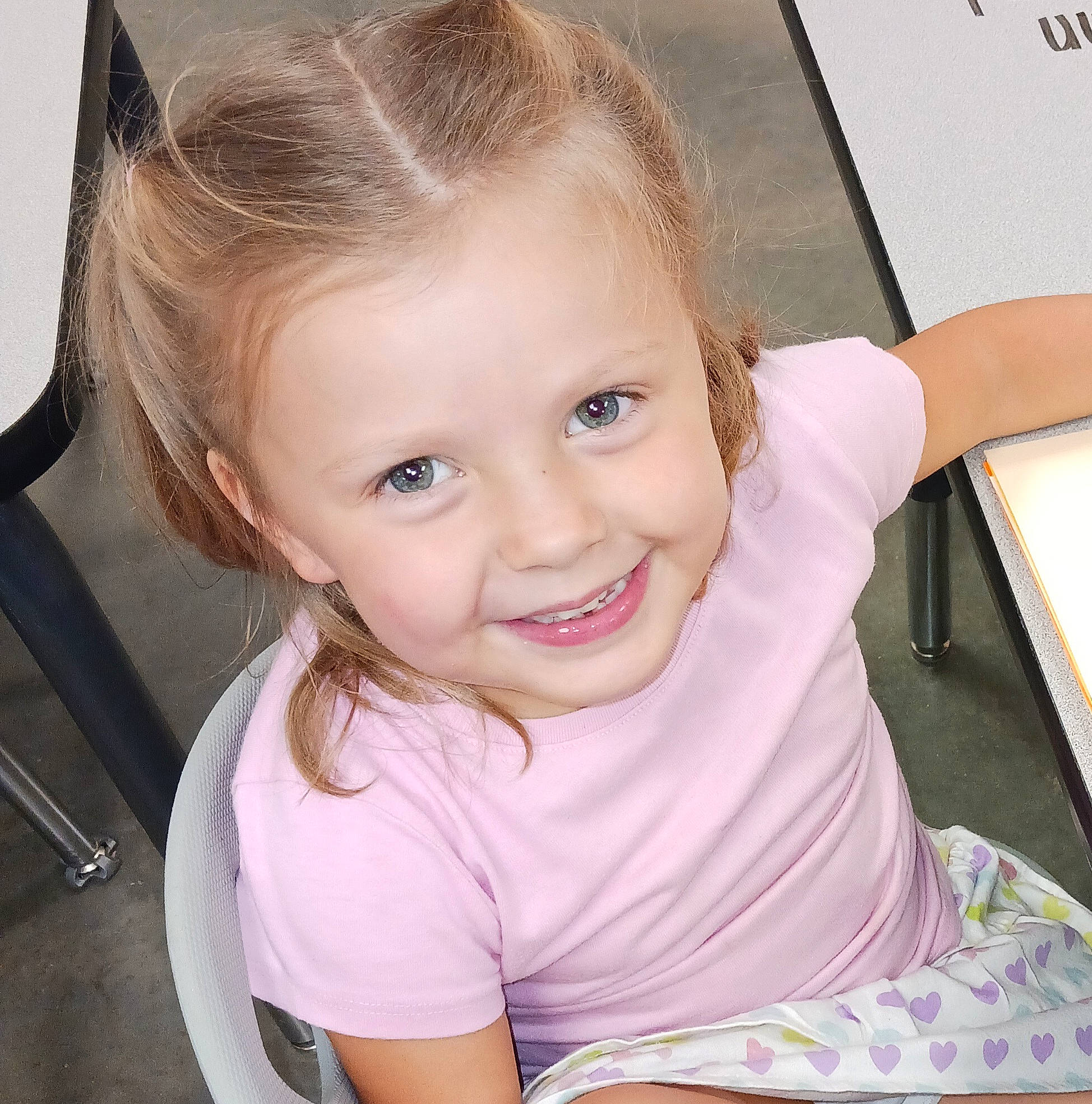 Cadence joined the competition — help win amazing prizes! chair, cheek, chin, ear, eyebrow, eyelash, fun, hair, hairstyle, happy, iris, jaw, joint, joy, lip, long_hair, neck, person, shoulder, skin