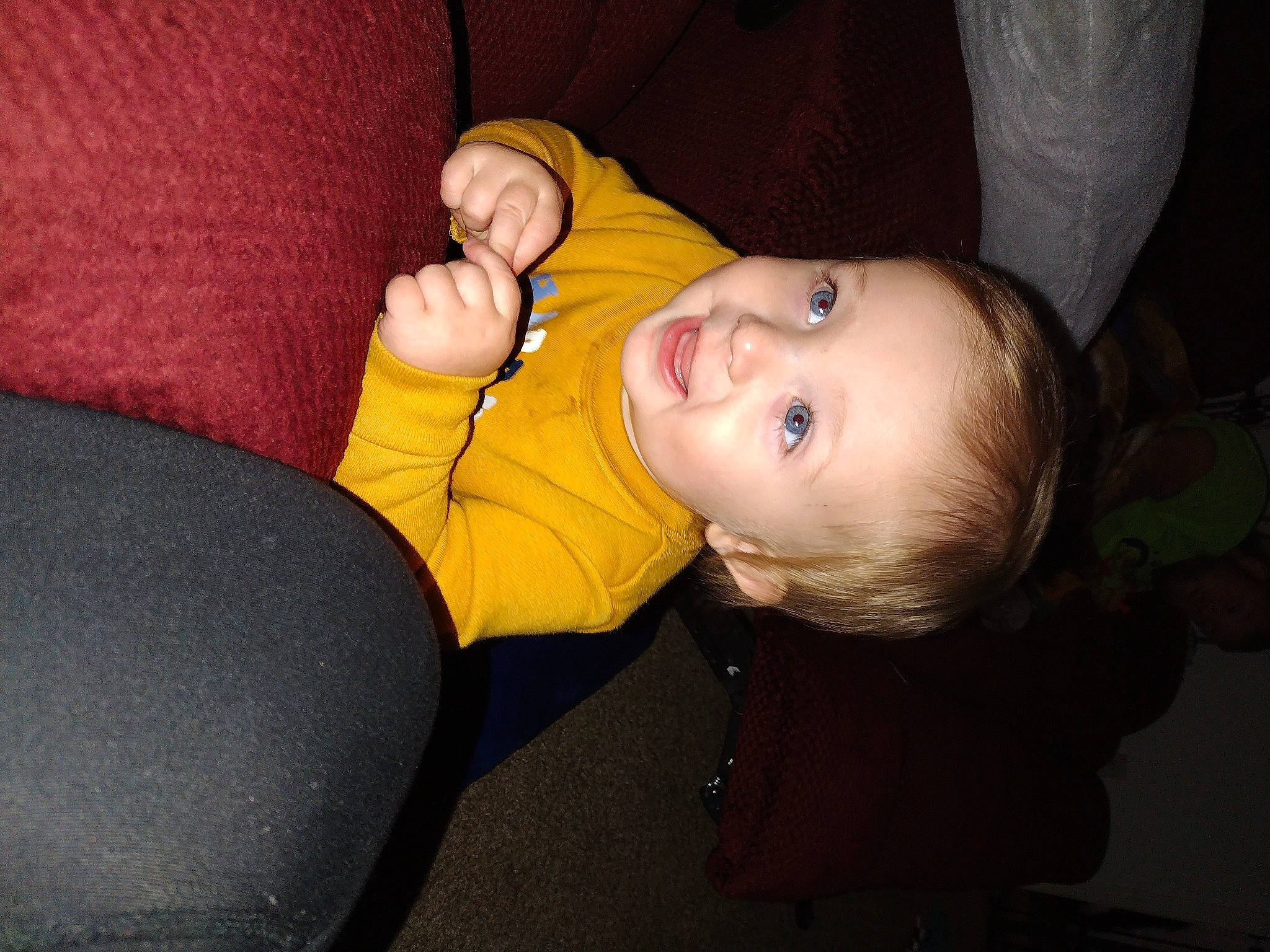 Ameri joined the competition — help win amazing prizes! baby, baby_products, baby_toddler_clothing, chair, cheek, child, comfort, couch, ear, flash_photography, fun, happy, human_body, iris, lip, mouth, nose, person, skin, smile