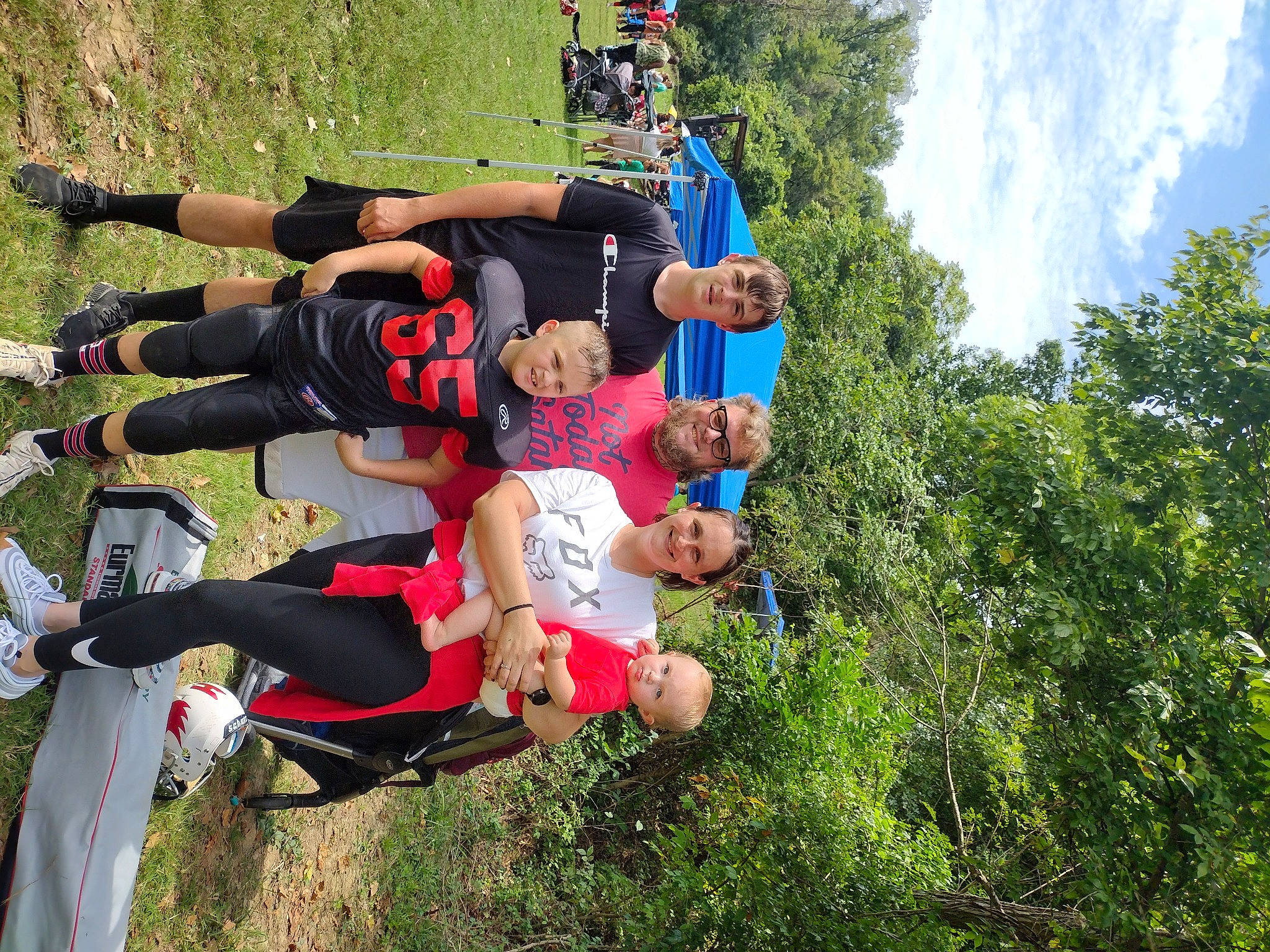 Ameri joined the competition — help win amazing prizes! adventure, cloud, competition_event, fun, grass, happy, hat, joy, leisure, outdoor_recreation, people_in_nature, person, plant, recreation, shoe, shorts, sky, sneakers, sports, t_shirt