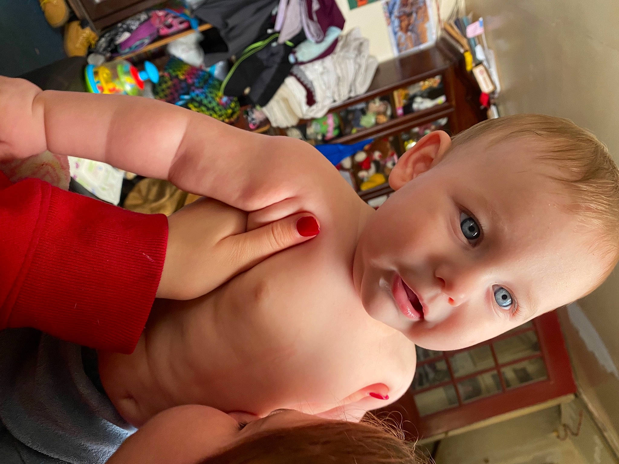 Alexei joined the competition — help win amazing prizes! abdomen, baby, cheek, chest, child, eyelash, finger, fun, gesture, happy, human_leg, leisure, mouth, nail, nose, person, skin, smile, thigh, toddler