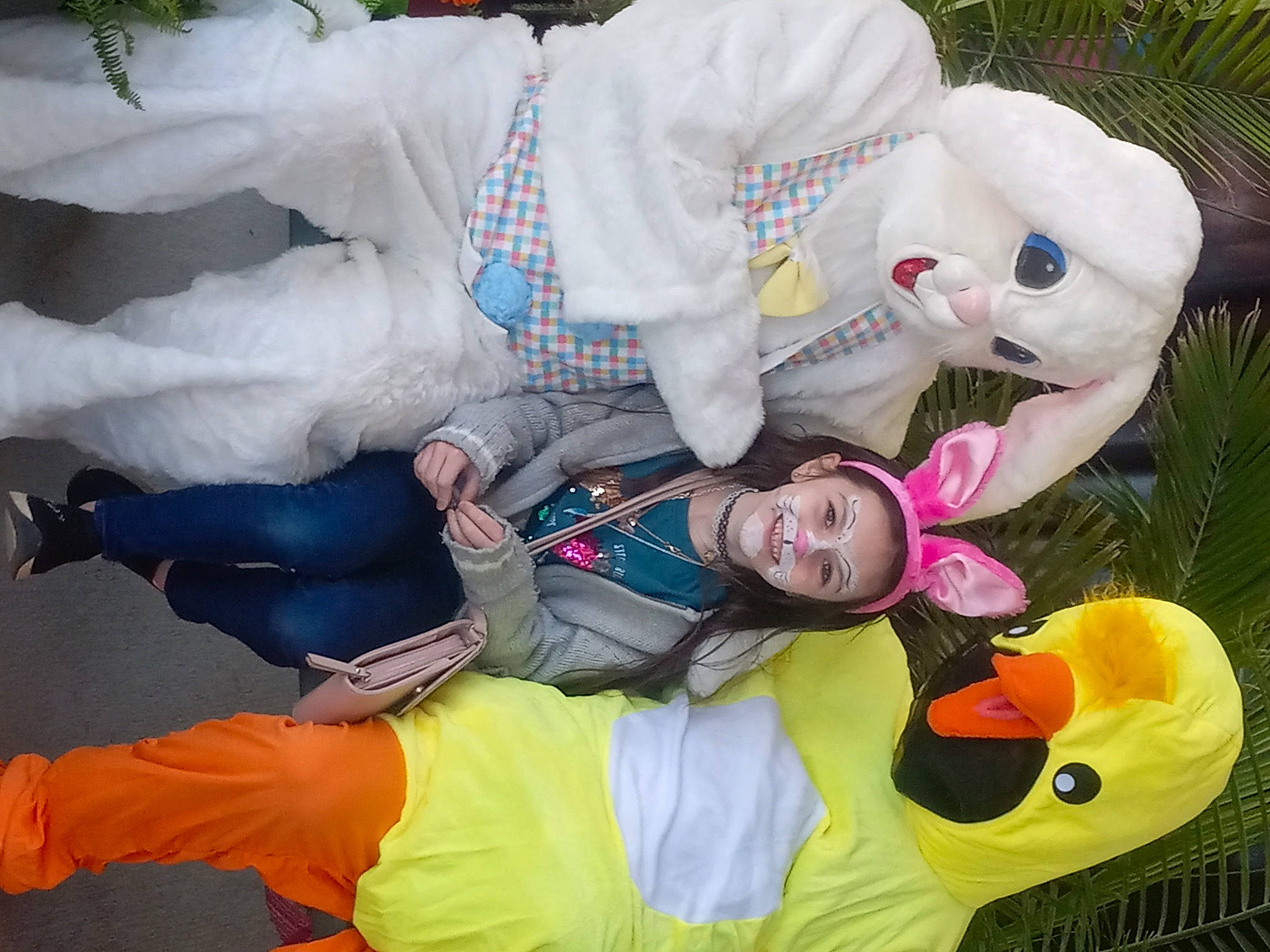 Breelyn is registered to the contest to win money with this photo: animation, cosplay, costume, easter_bunny, event, fictional_character, fun, fur, glove, happy, hat, joy, leisure, mascot, person, plant, plush, recreation, smile, stuffed_toy