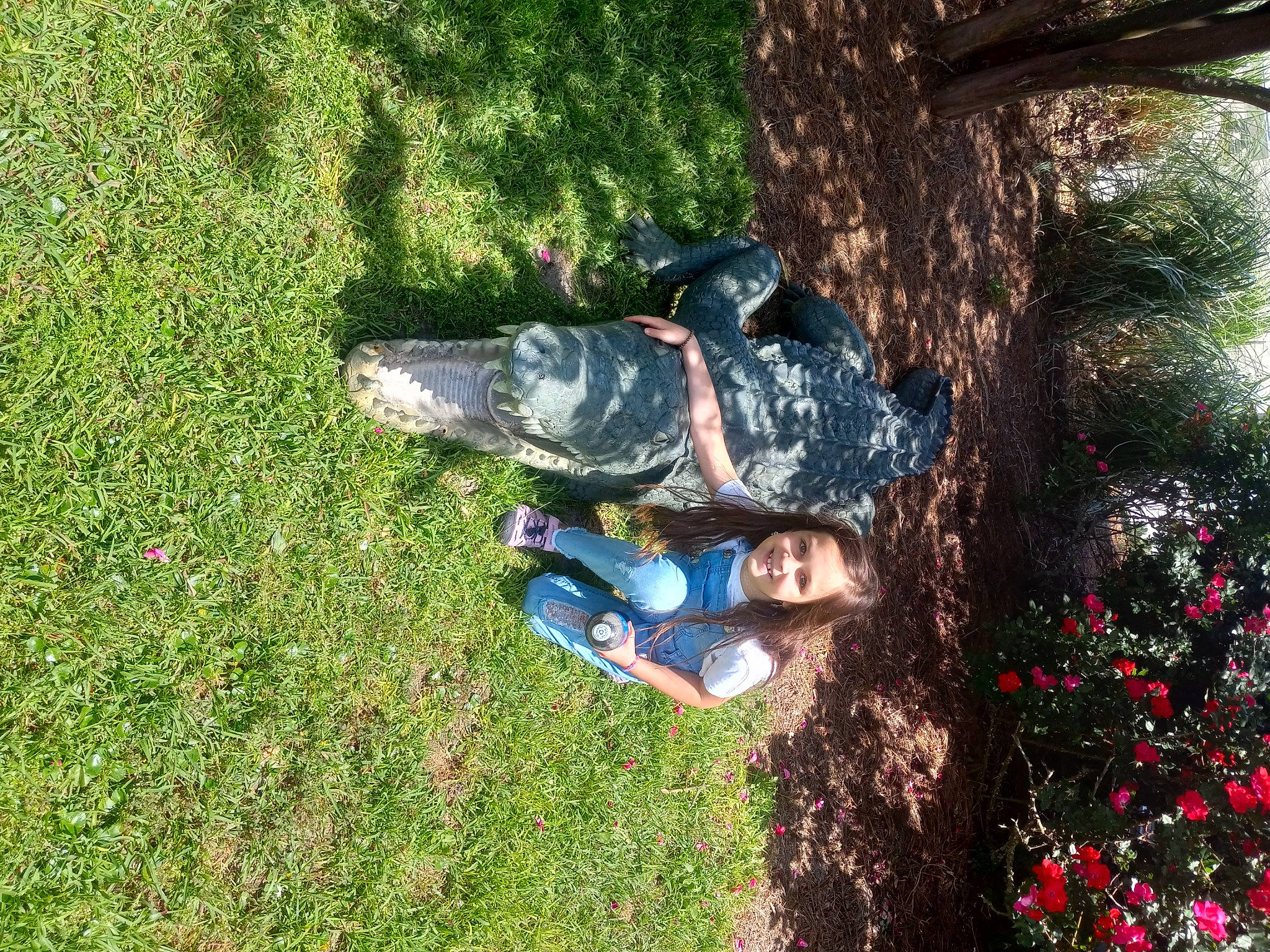 Paisley joined the competition — help win amazing prizes! fun, grass, grass_family, grassland, groundcover, human_body, joy, landscape, lawn, leg, leisure, natural_landscape, people_in_nature, person, plant, recreation, shrub, smile, soil, tree