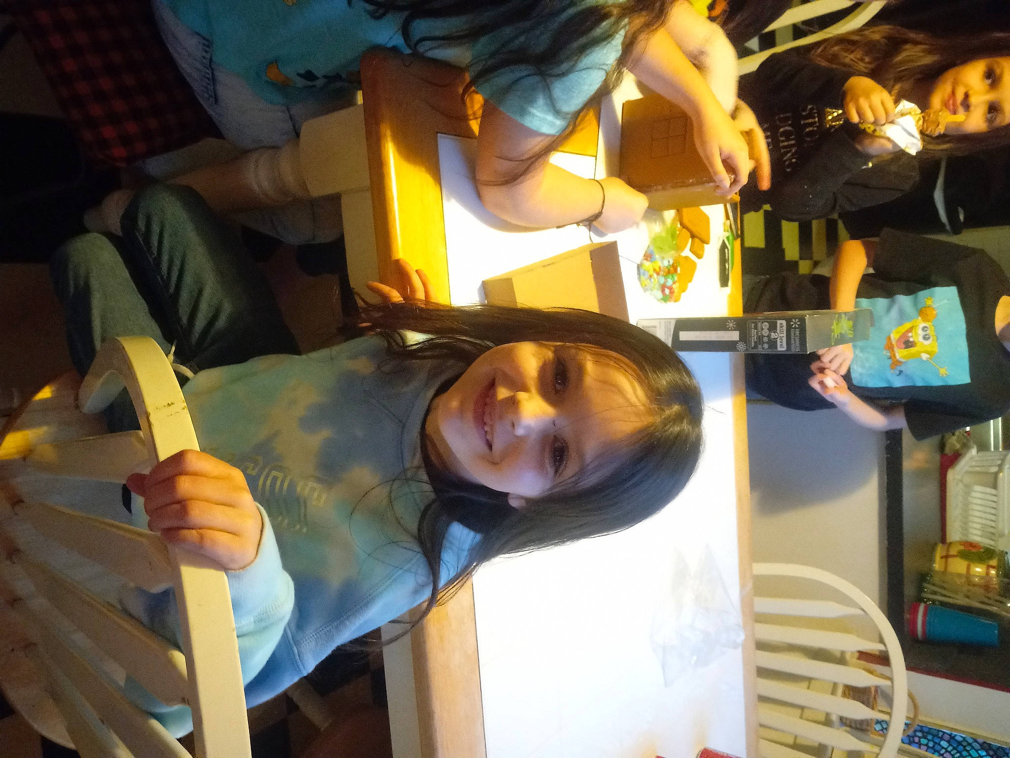 Breelyn joined the competition — help win amazing prizes! chair, child, elbow, eyewear, fun, happy, hat, human_leg, joy, leisure, person, recreation, room, smile, t_shirt, thigh, vacation, wood